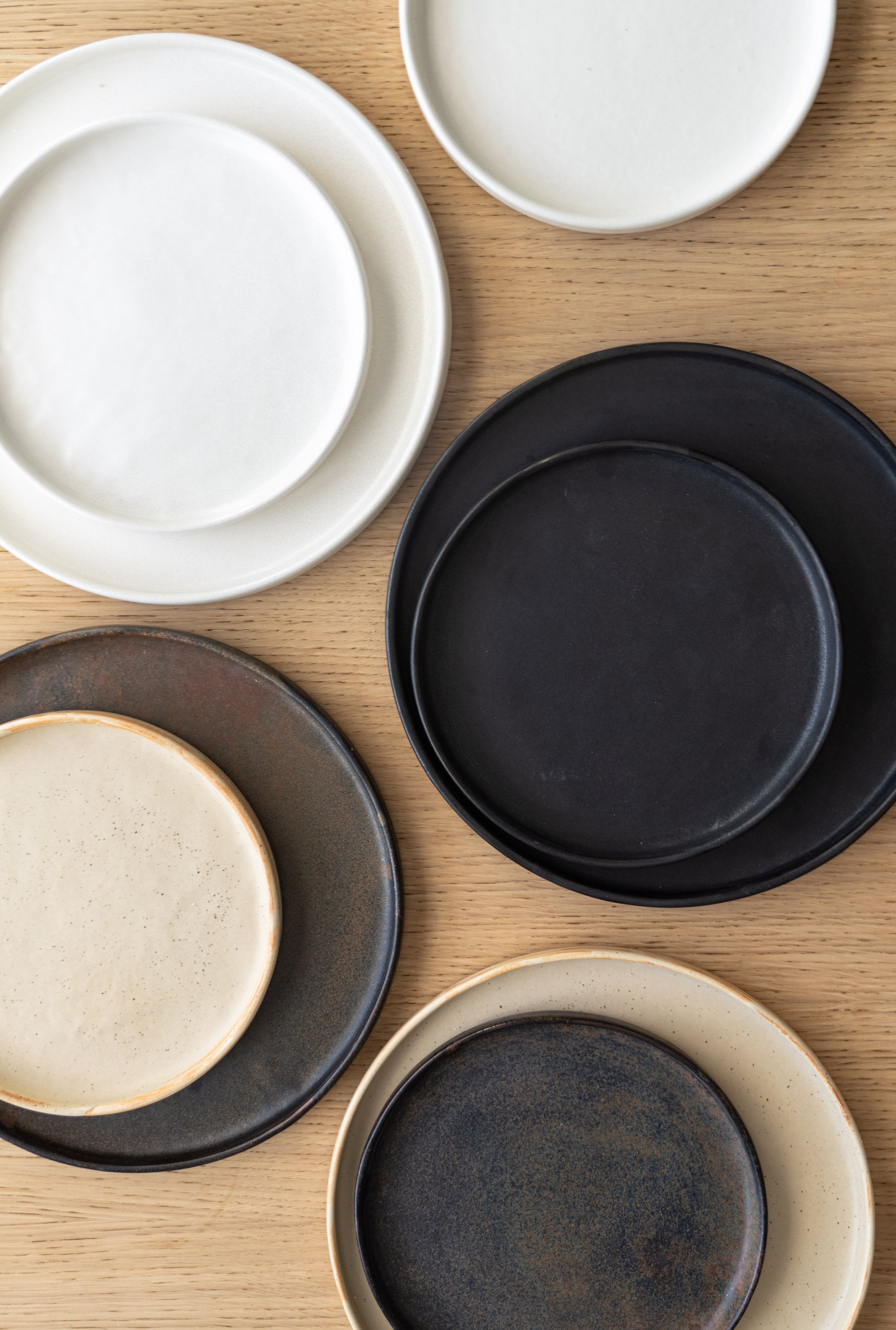 Rust Stoneware Dinner Plates - The Peony Haus
