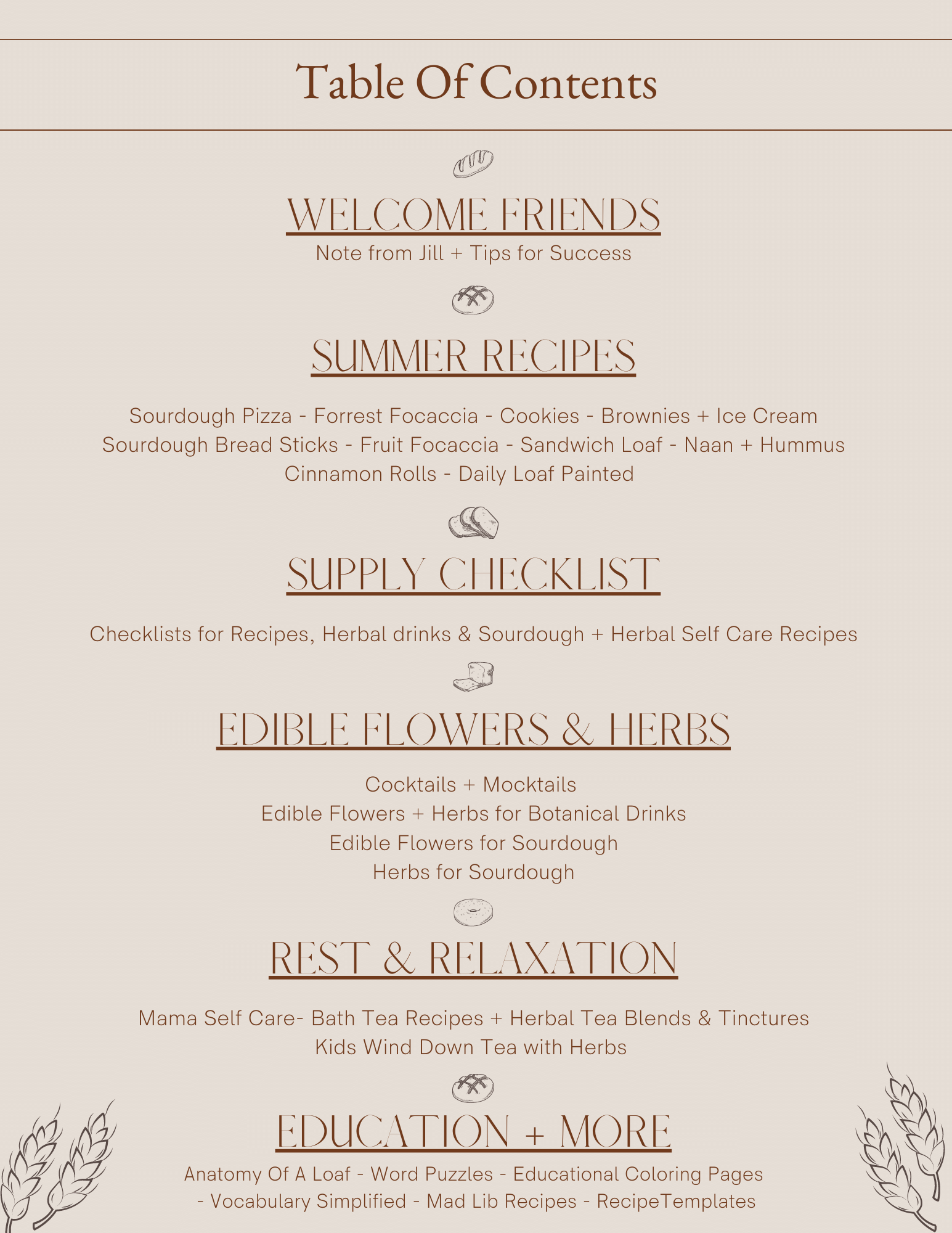 A Summer Of Sourdough (E-Book) - The Peony Haus
