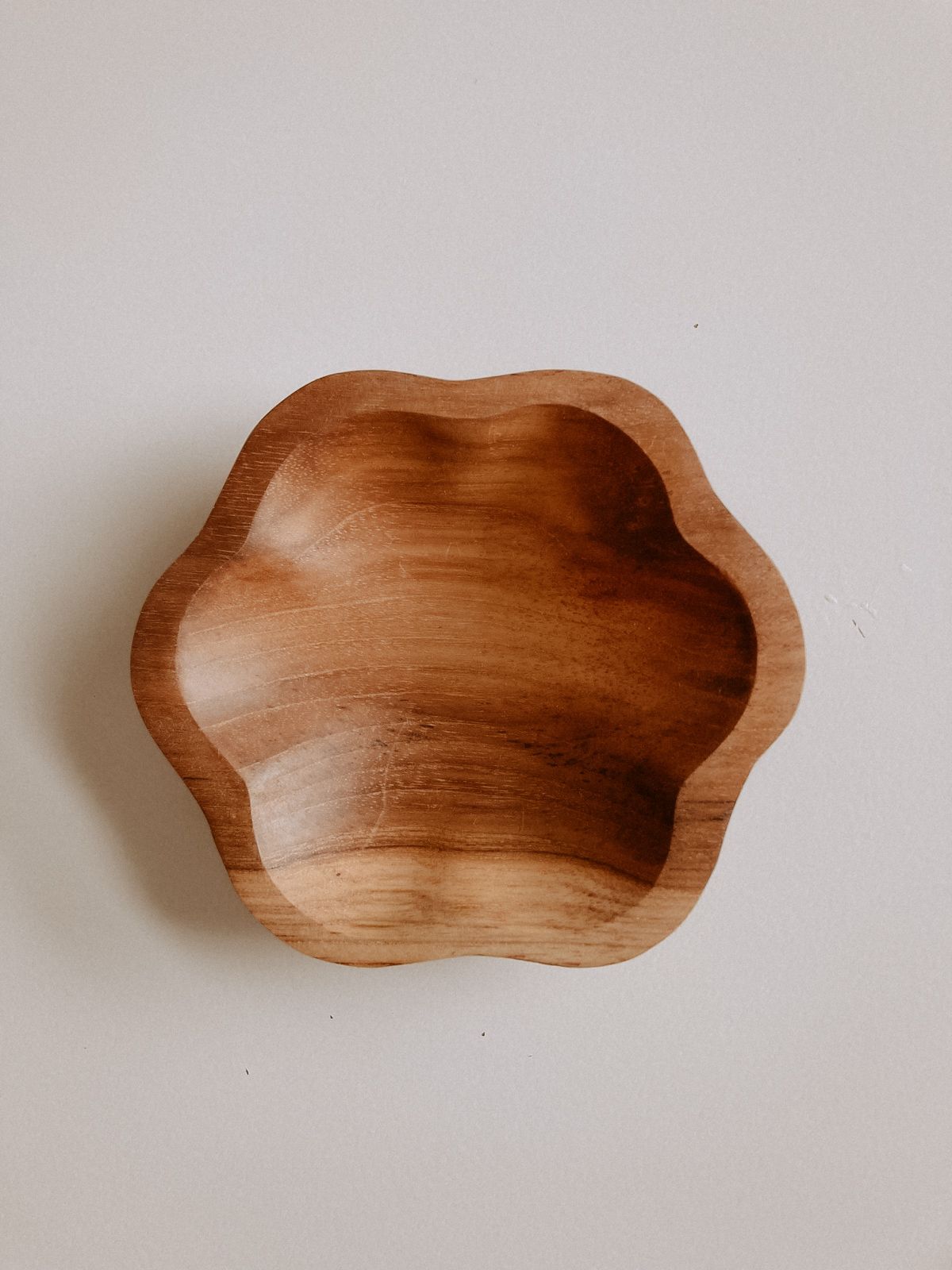 Flora Teak Catch All