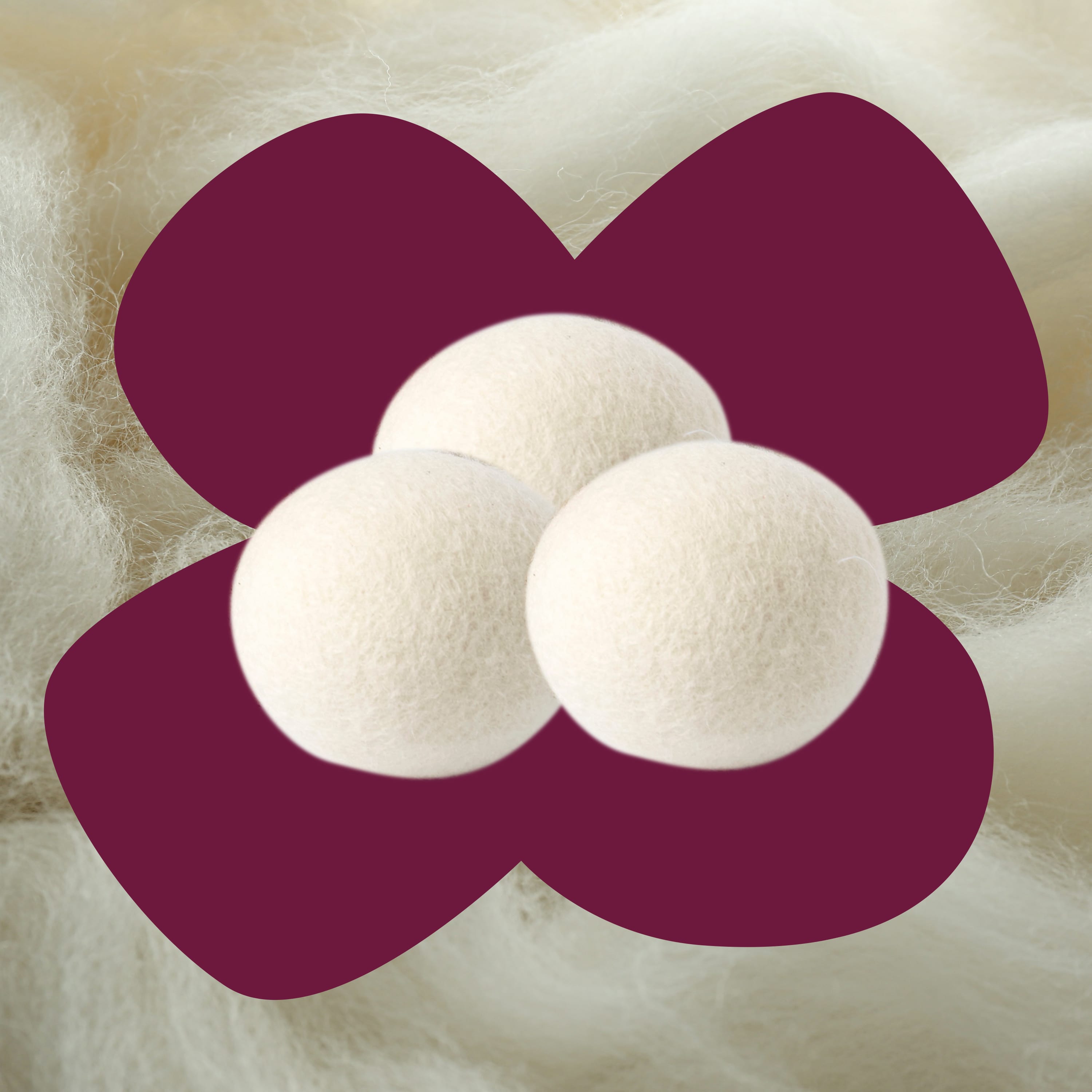 Wool Dryer Balls 6-Pack - The Peony Haus