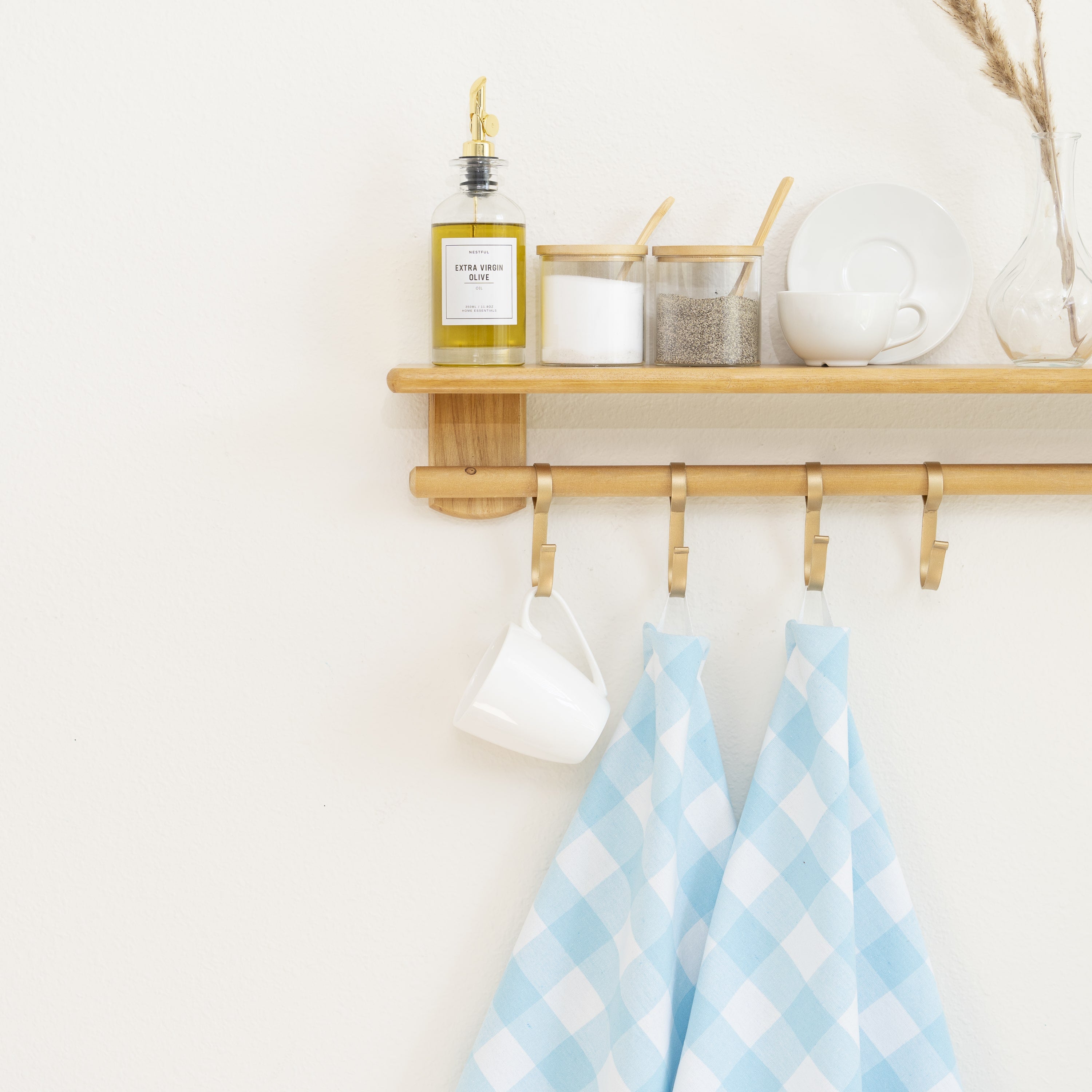 Plaid Kitchen Towels - The Peony Haus