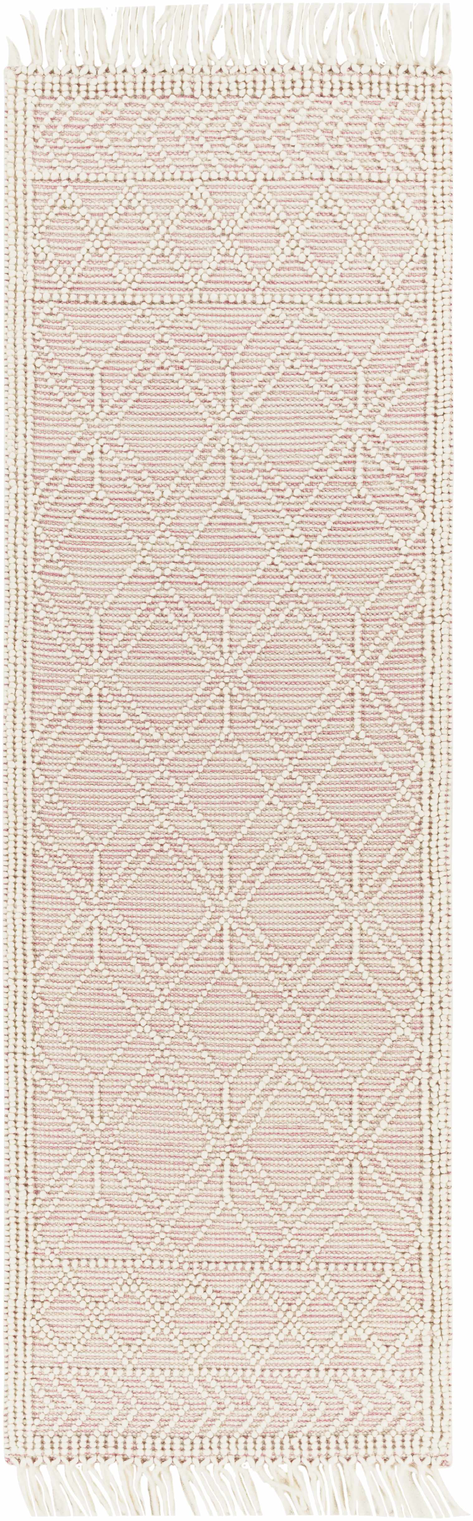 Ramsbury Soft Pink Wool Rug - The Peony Haus