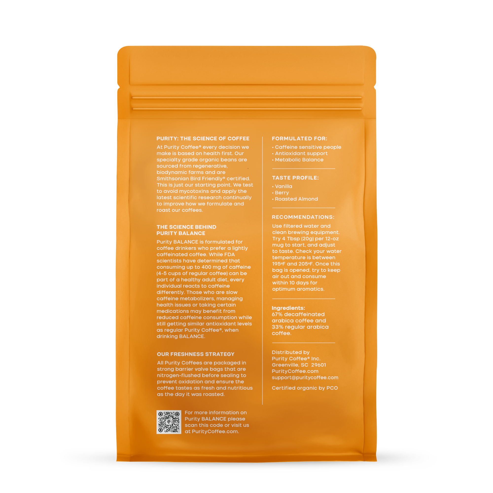 BALANCE: ²/₃ Decaf Ground Coffee - The Peony Haus