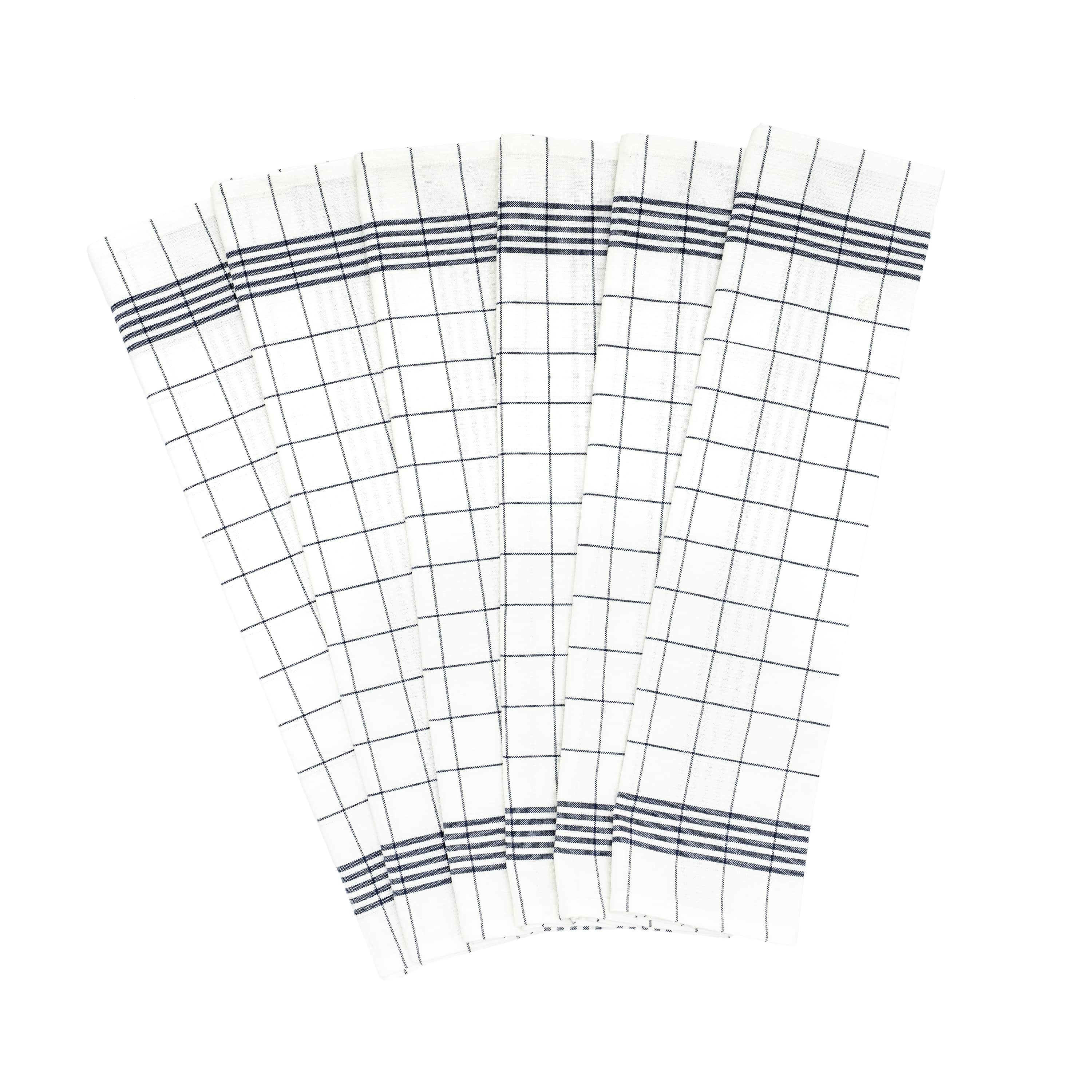 Windowpane Kitchen Towels - The Peony Haus