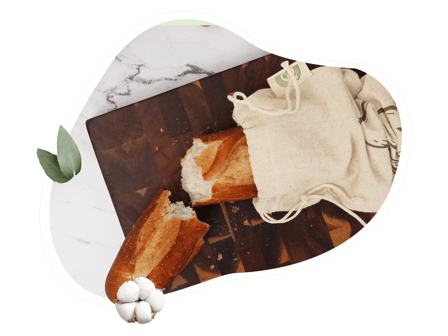 Linen Bread Bags - The Peony Haus
