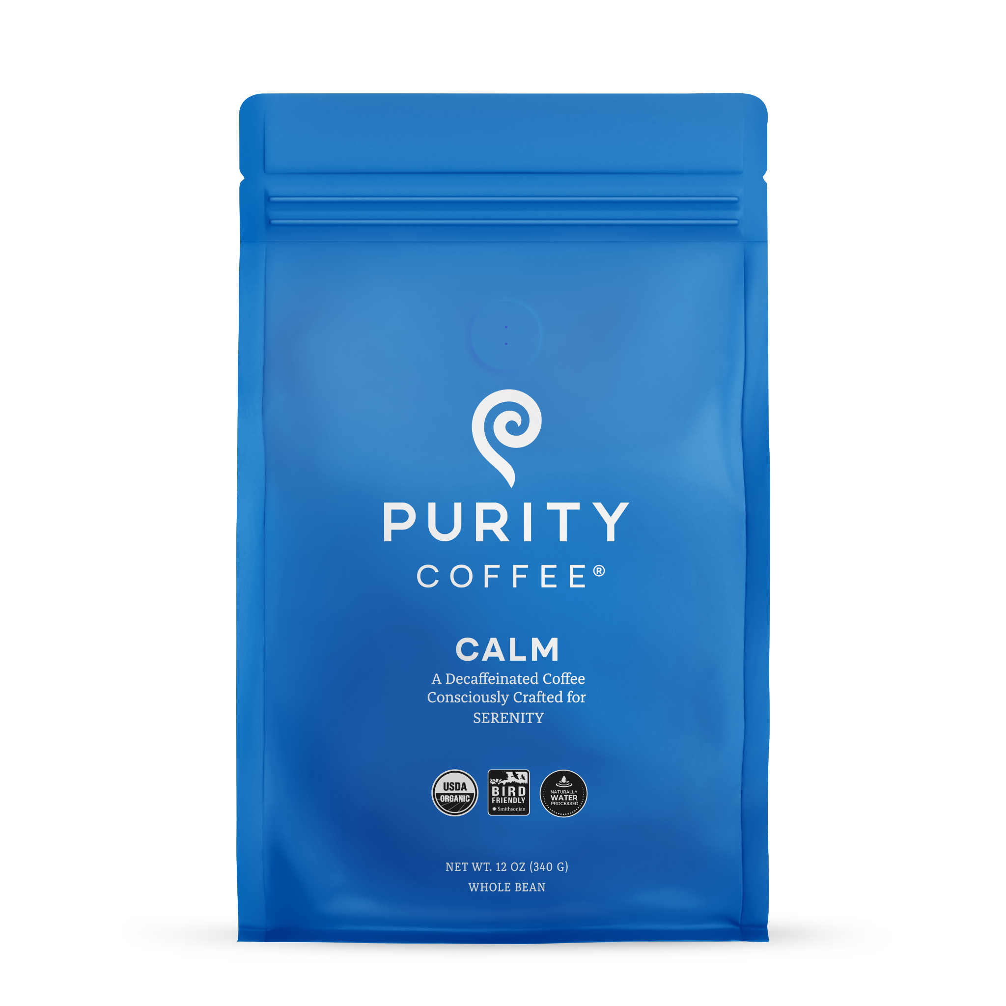 CALM: Decaf Whole Bean Coffee - The Peony Haus
