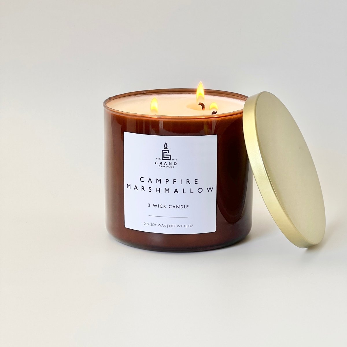Campfire Marshmallow Candle - The Peony Haus