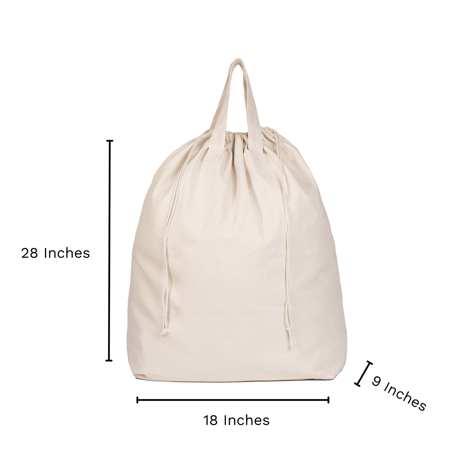 Canvas Laundry Bag - The Peony Haus