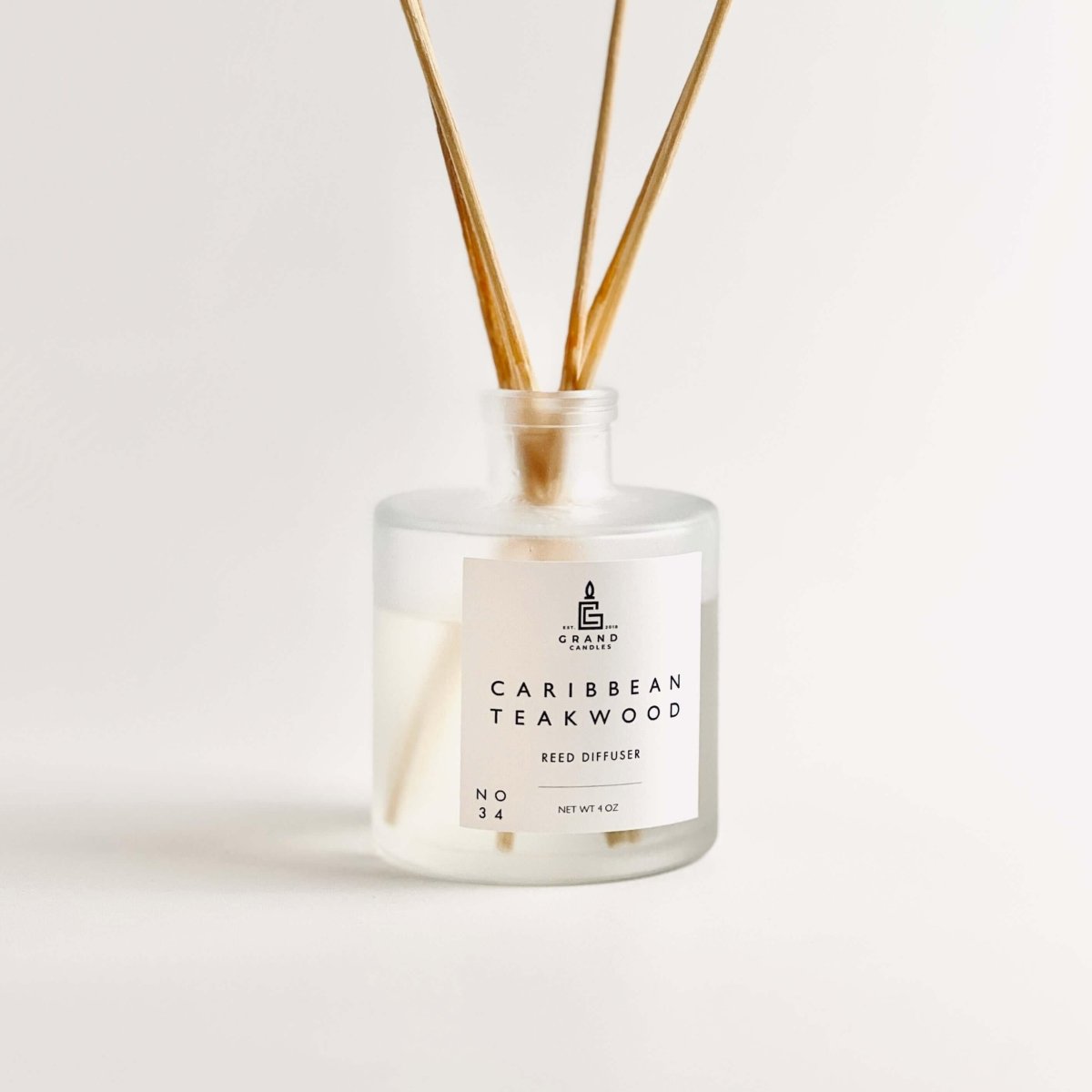 Caribbean Teakwood Reed Diffuser - The Peony Haus