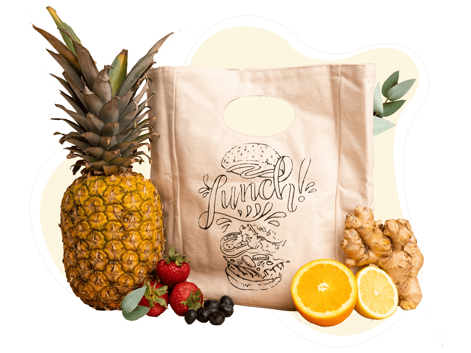 Canvas Lunch Bag - The Peony Haus