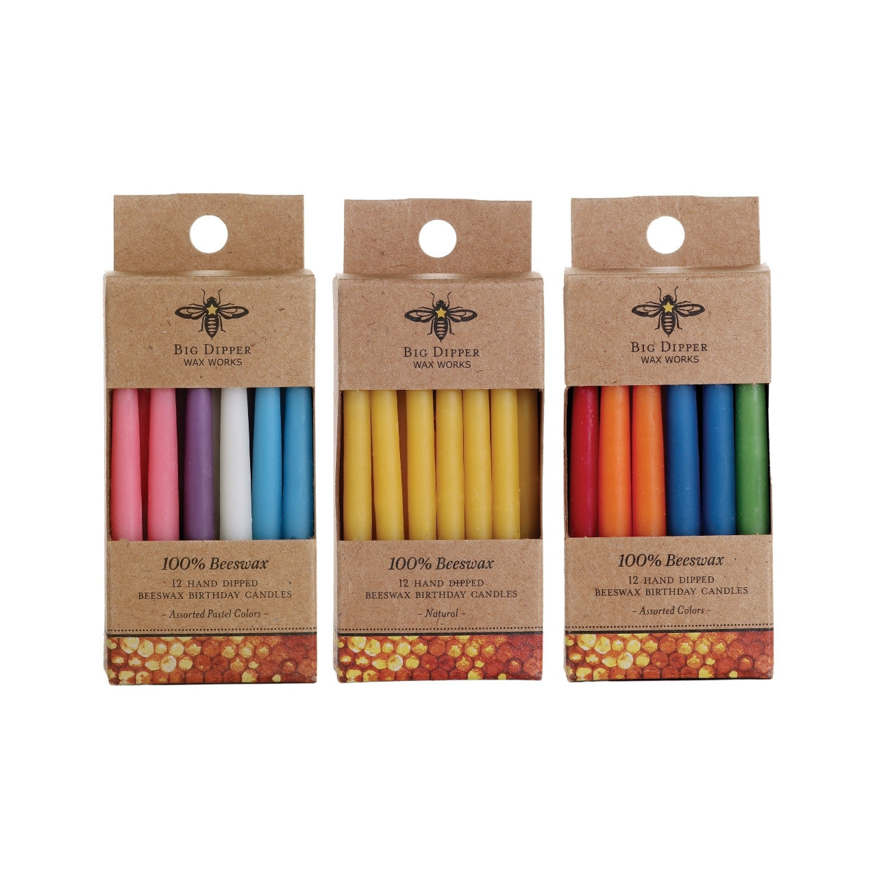 Big Dipper Wax Works Beeswax Birthday Candles - The Peony Haus