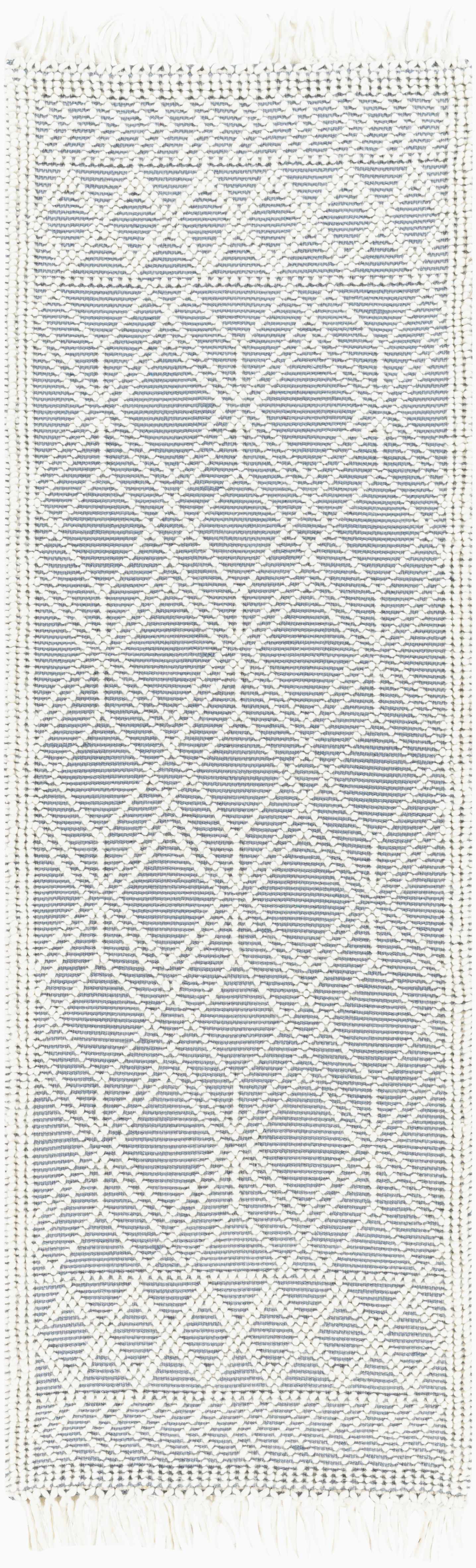 Ramsbury Denim Blue Wool Rug - The Peony Haus