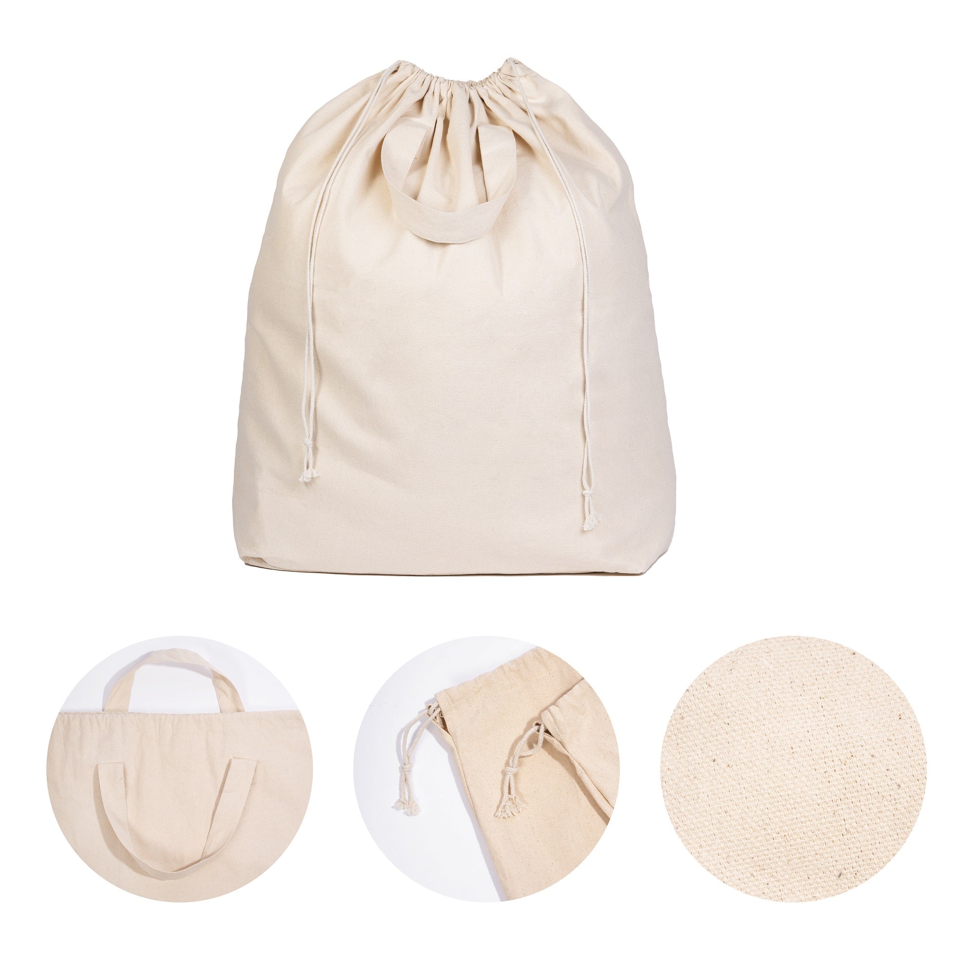 Canvas Laundry Bag - The Peony Haus