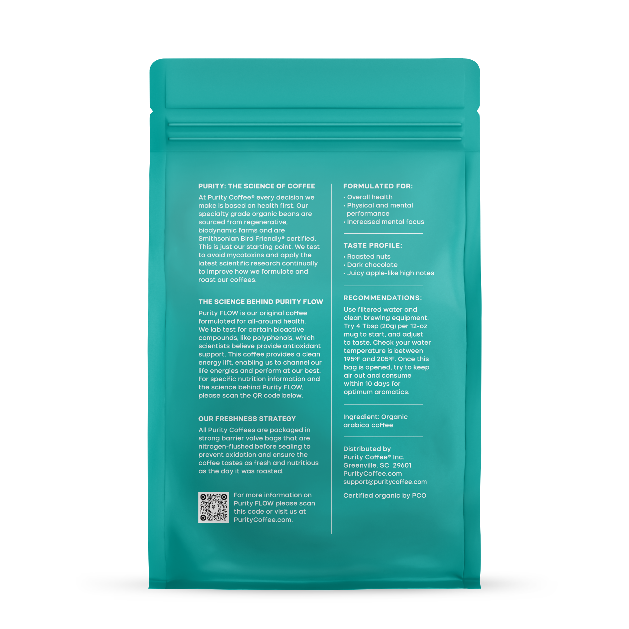FLOW: Original Medium Roast Whole Bean Coffee - The Peony Haus