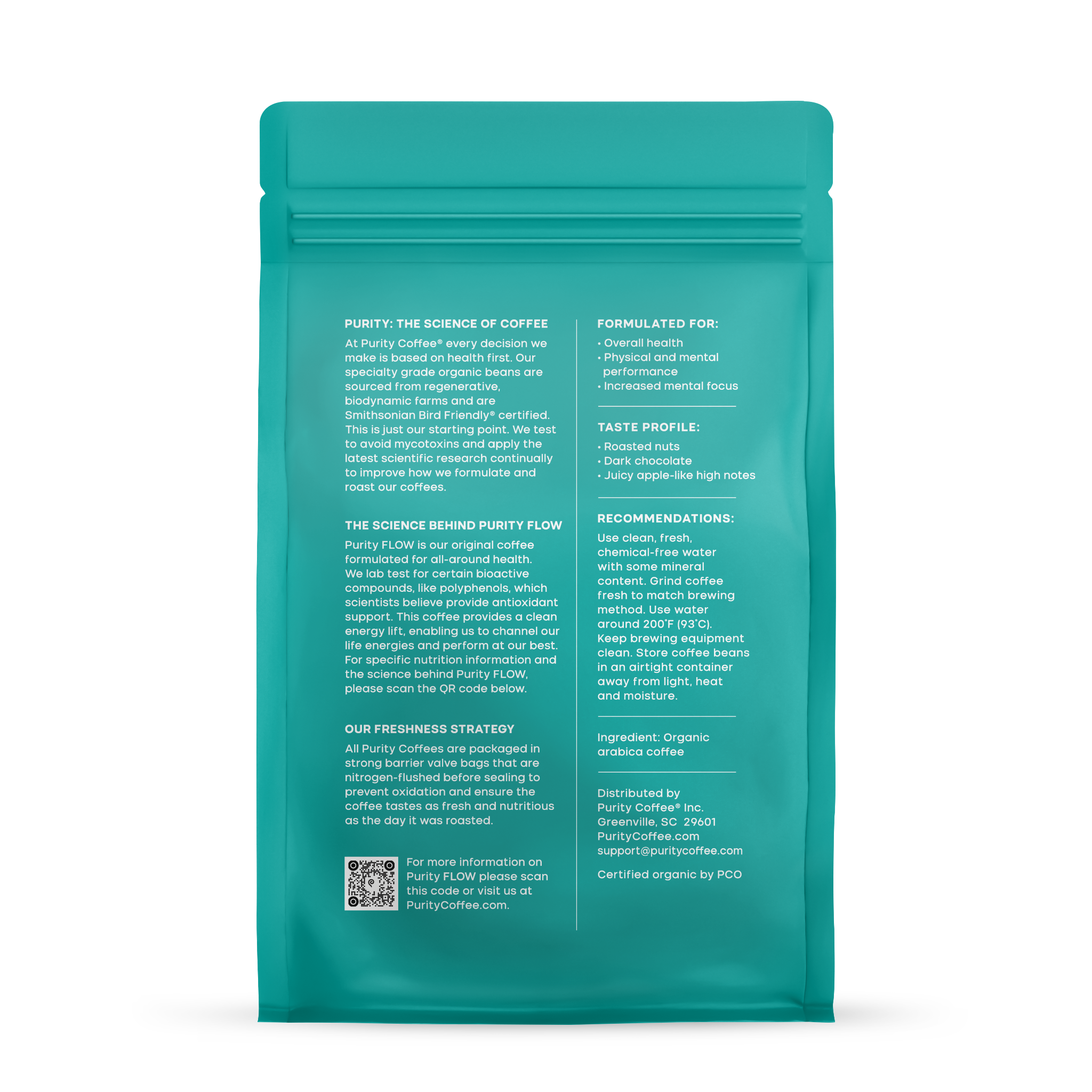 FLOW: Original Medium Roast Whole Bean Coffee - The Peony Haus