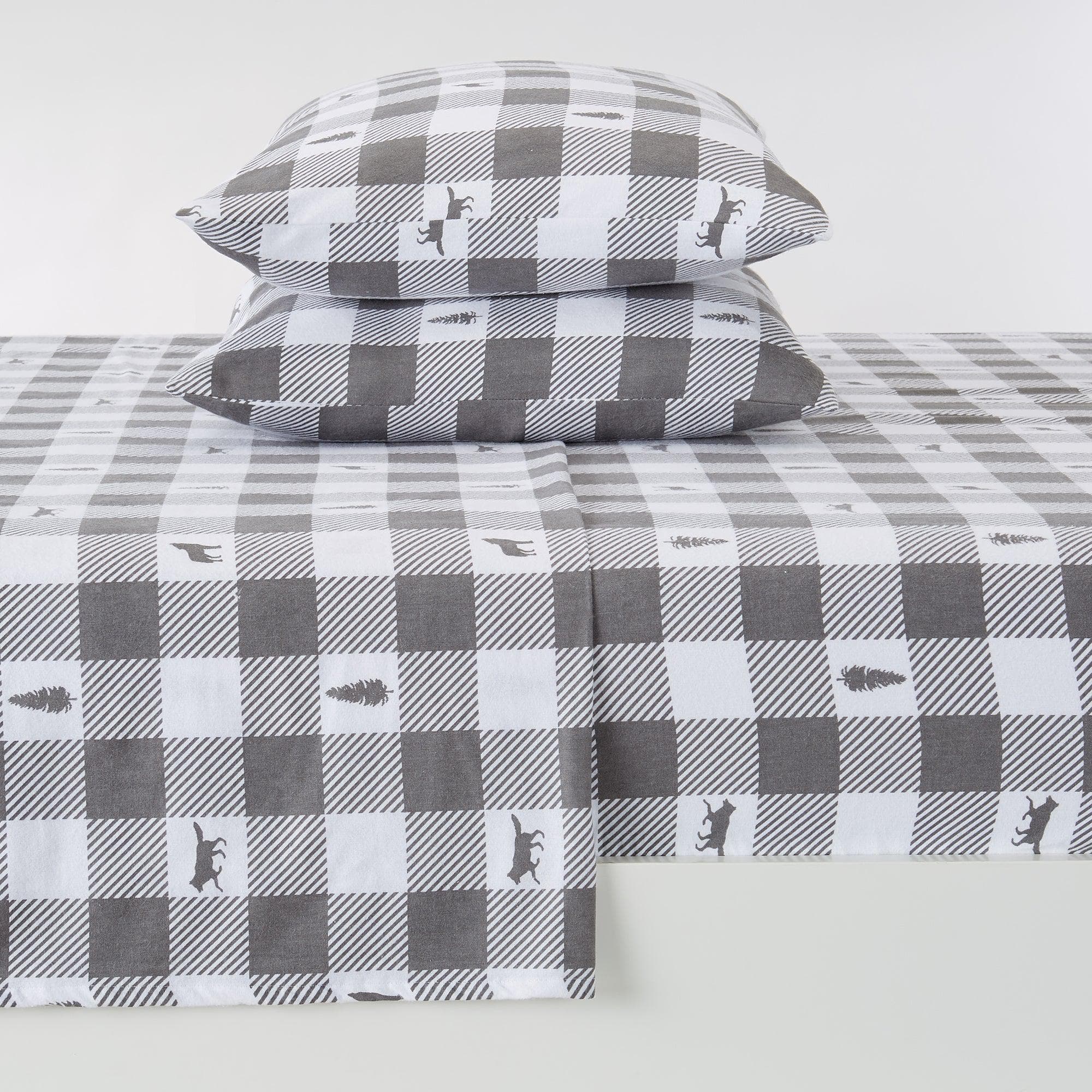 100% Turkish Cotton Flannel Sheet Sets - Boulder Collection - The Peony Haus