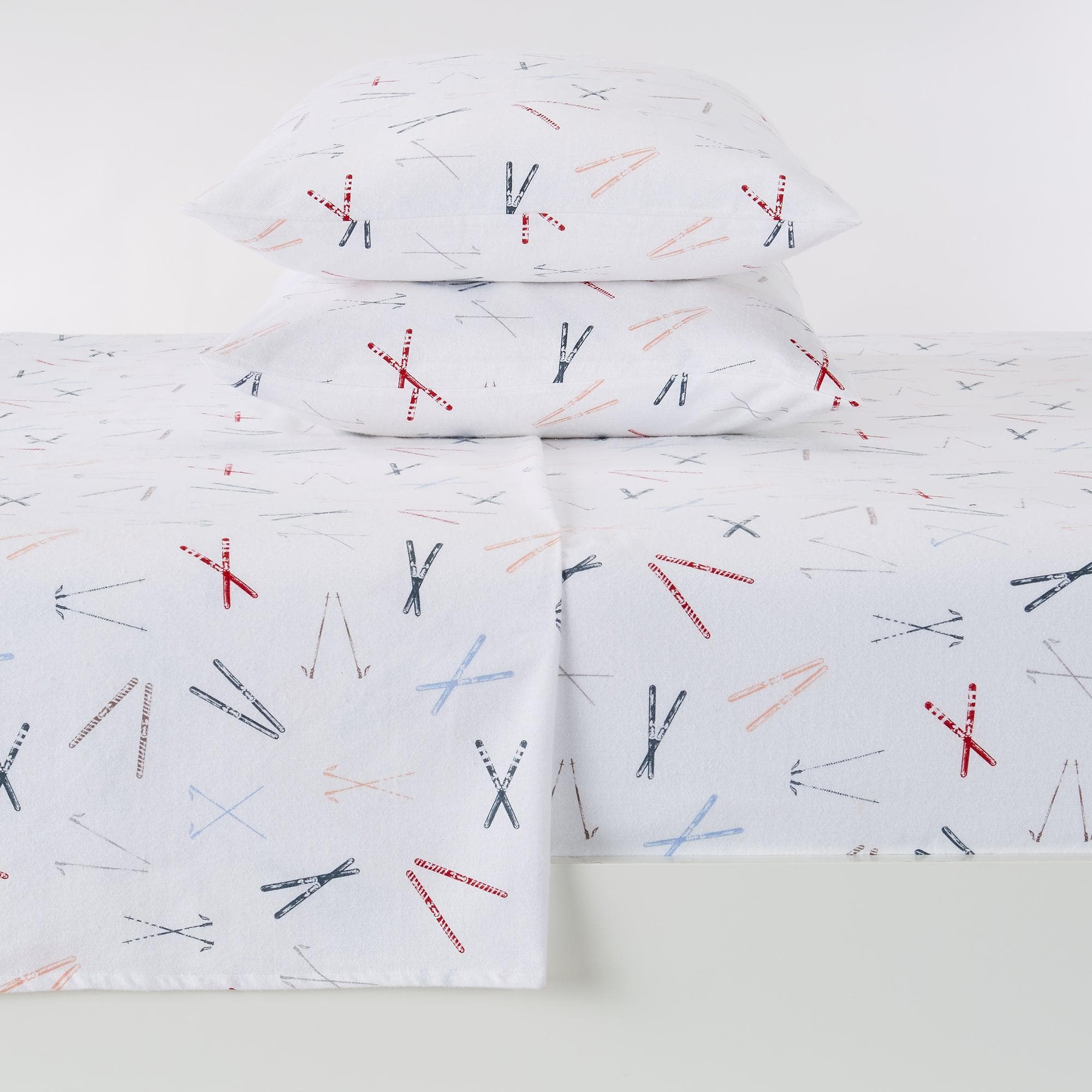 100% Turkish Cotton Flannel Sheet Sets - Boulder Collection - The Peony Haus