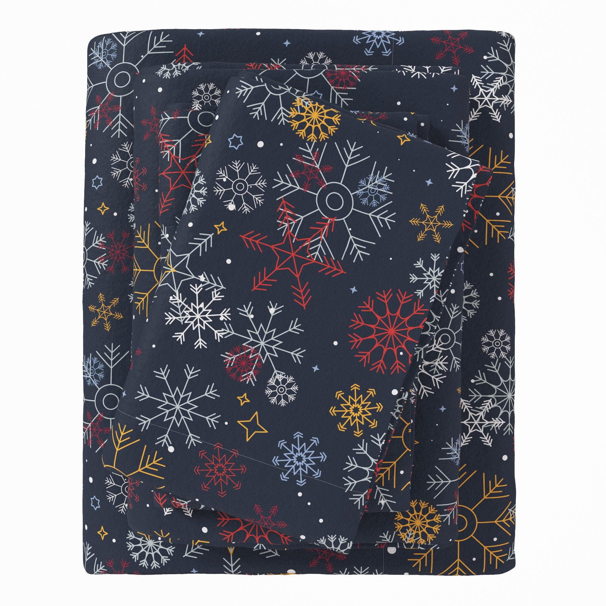 4-Piece Turkish Cotton Flannel Sheet - Lakeview Collection - The Peony Haus