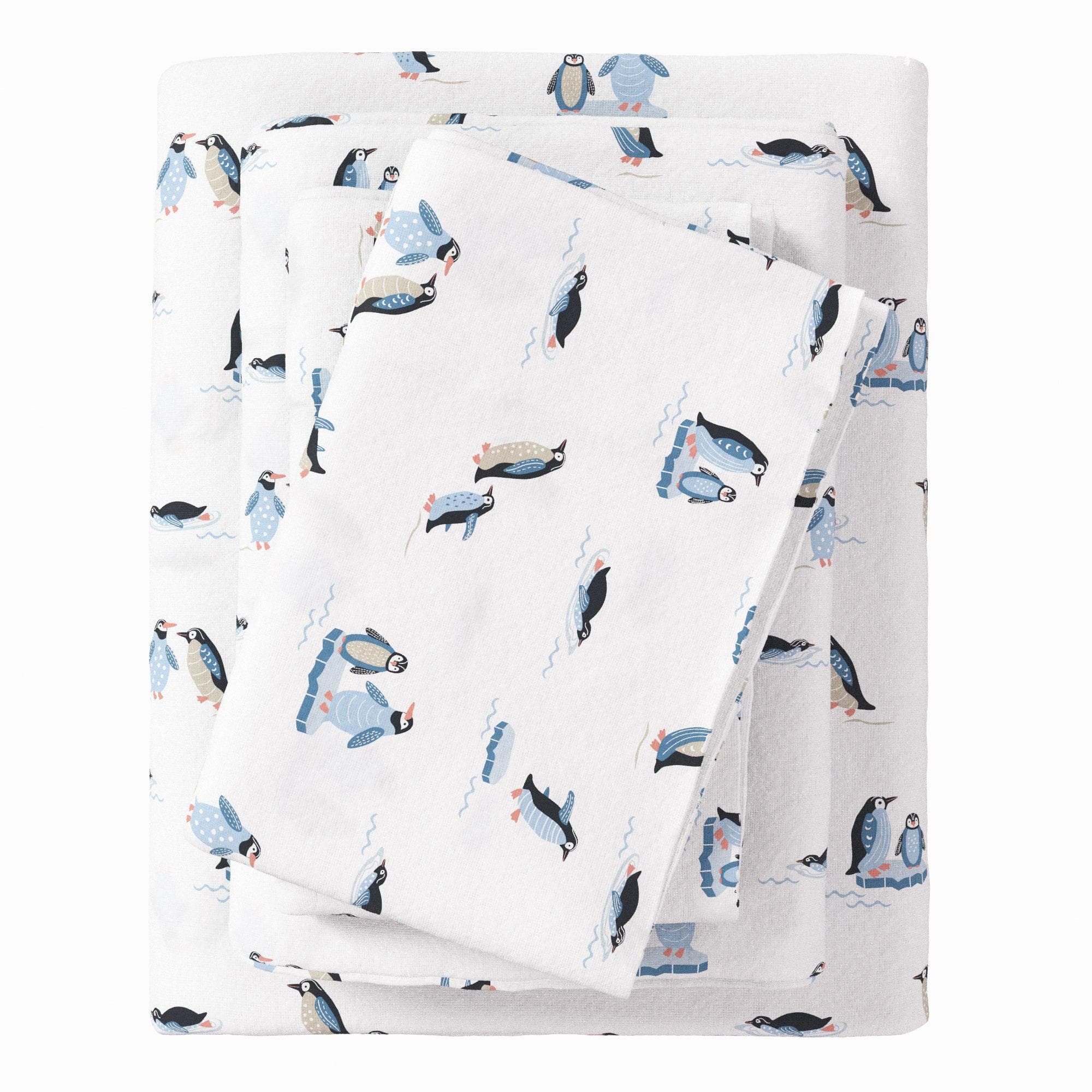 4-Piece Turkish Cotton Flannel Sheet - Lakeview Collection - The Peony Haus