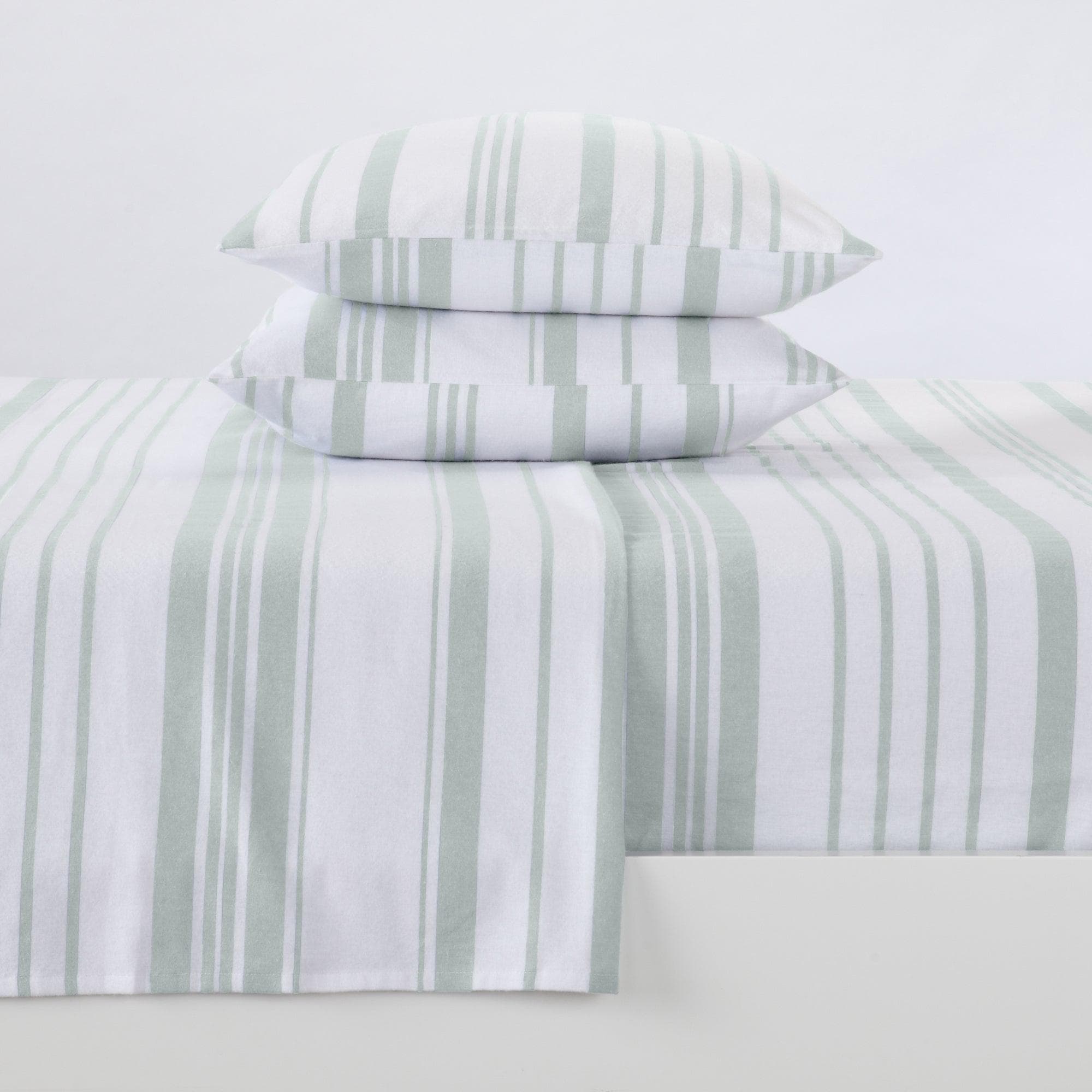 4-Piece Turkish Cotton Flannel Sheet - Raye Collection - The Peony Haus