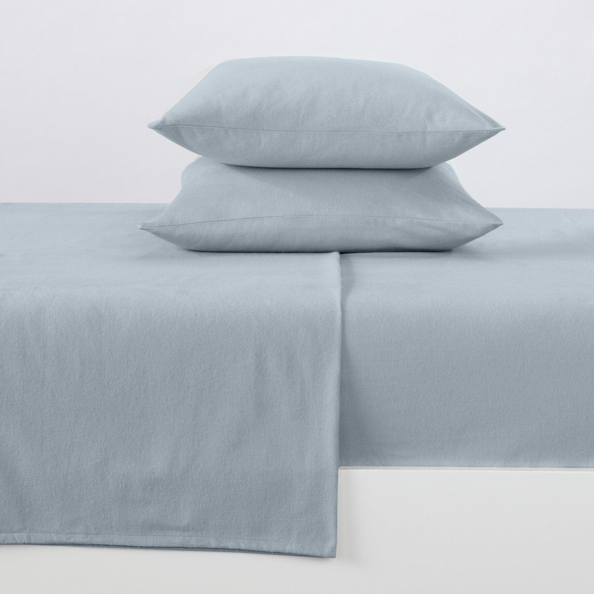 4-Piece Turkish Cotton Flannel Sheet - Raye Collection - The Peony Haus