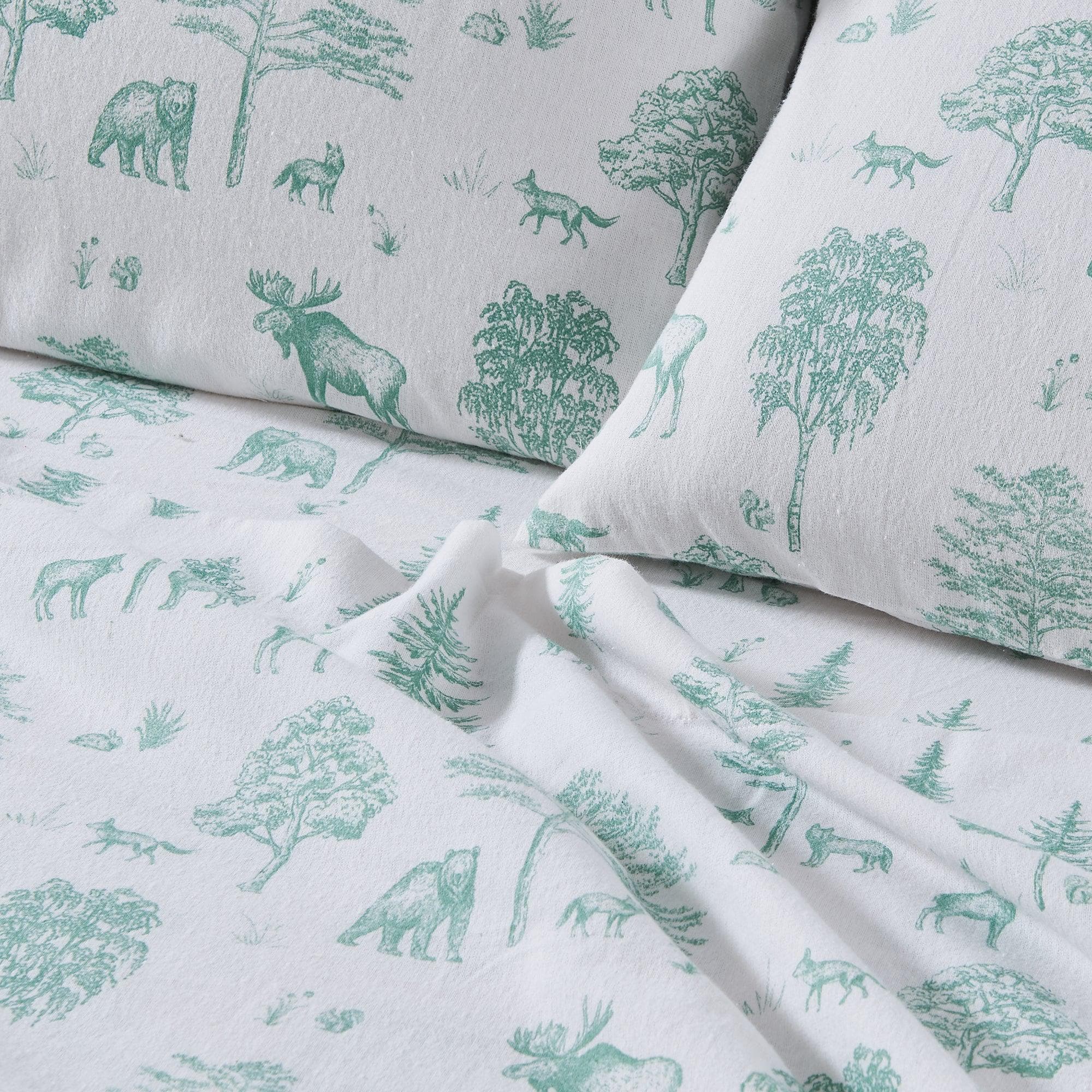 4-Piece Turkish Cotton Flannel Sheet - Stratton Collection - The Peony Haus
