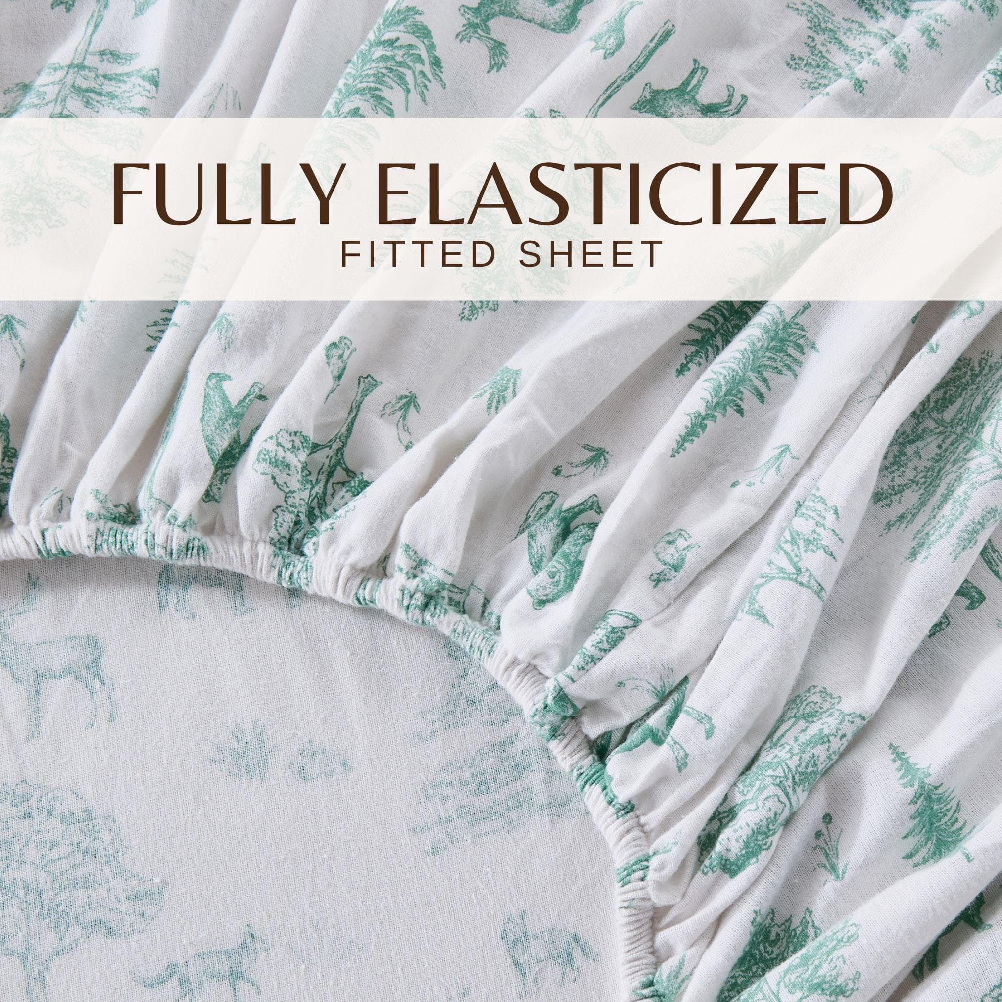 4-Piece Turkish Cotton Flannel Sheet - Stratton Collection - The Peony Haus