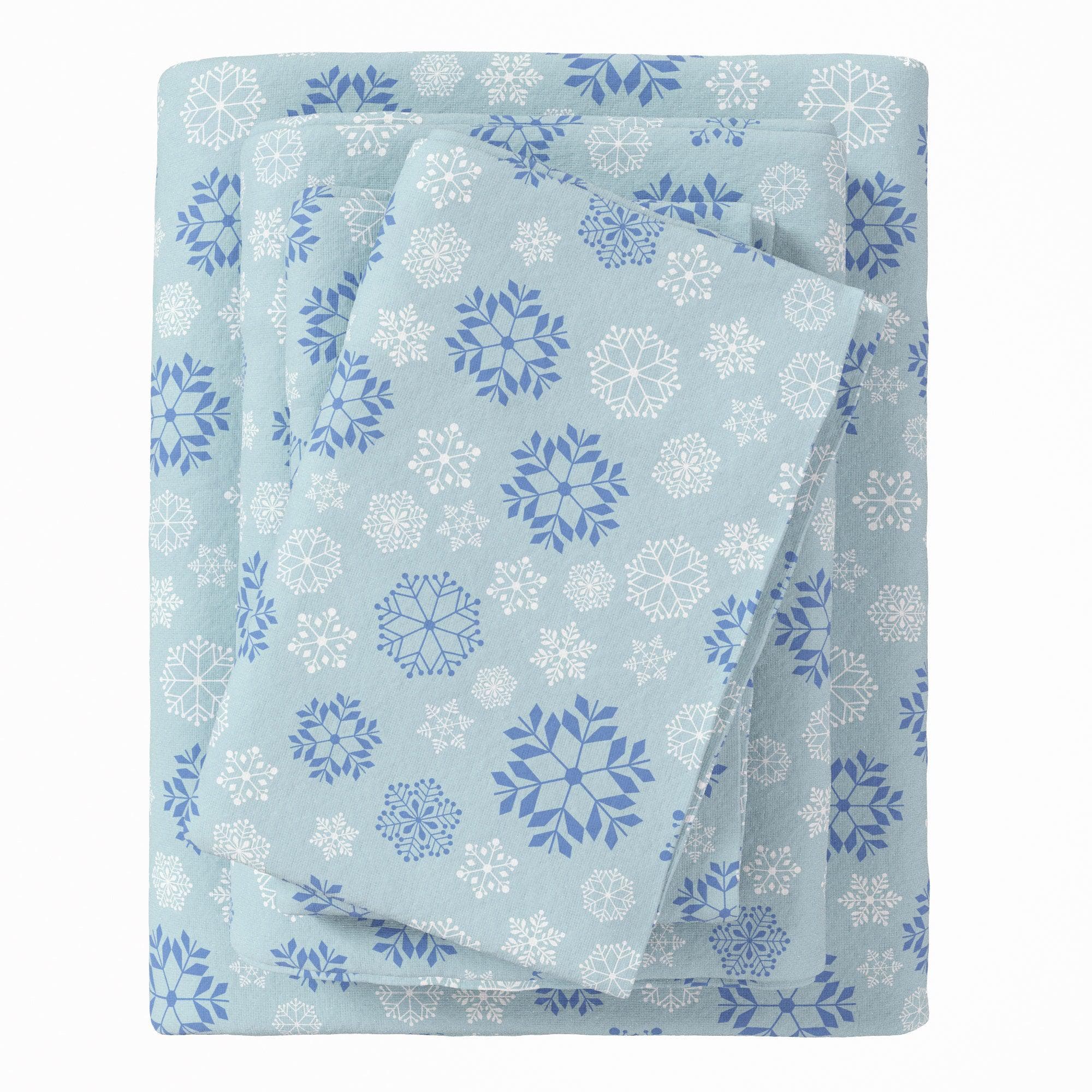 4-Piece Turkish Cotton Flannel Sheet - Stratton Collection - The Peony Haus