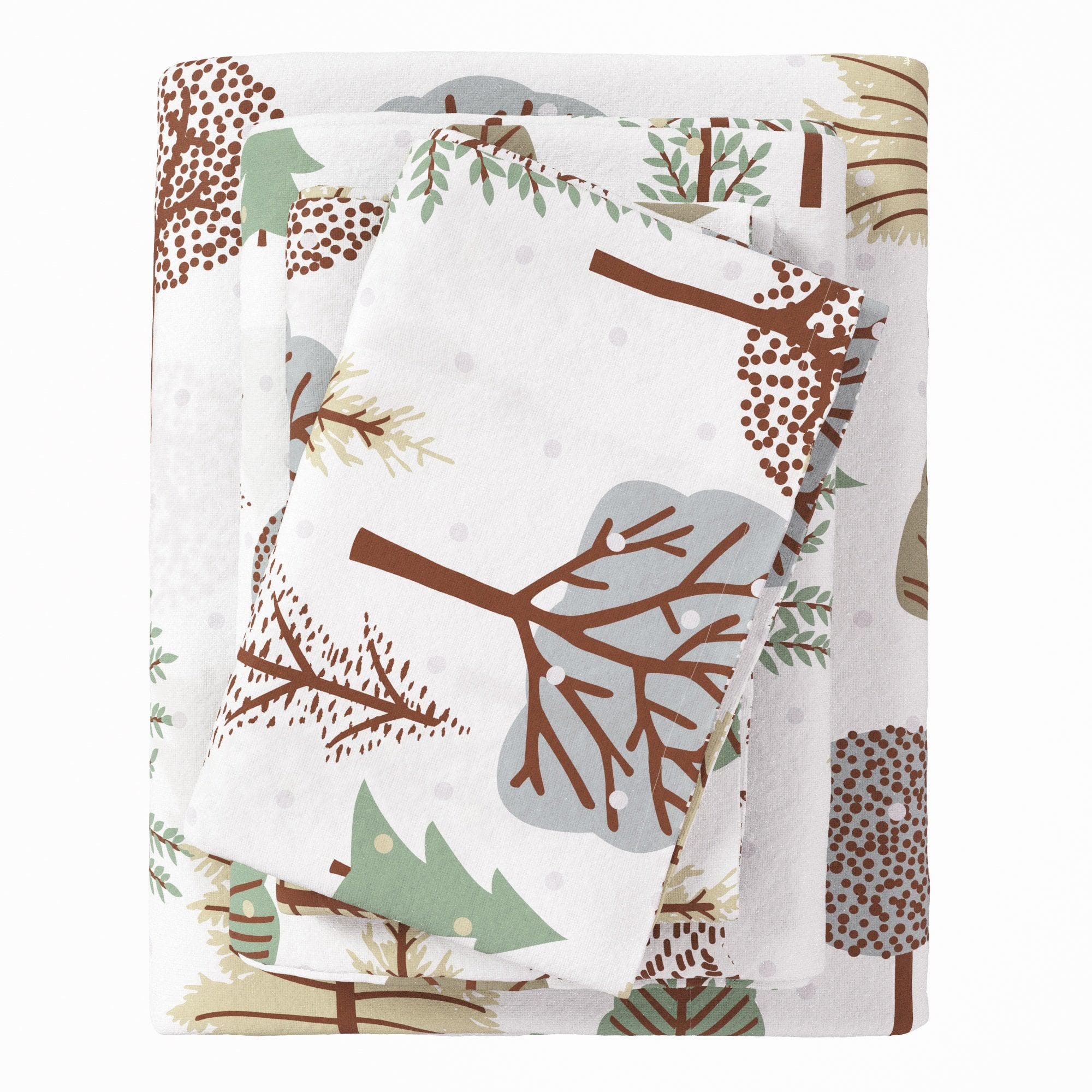 4-Piece Turkish Cotton Flannel Sheet - Stratton Collection - The Peony Haus