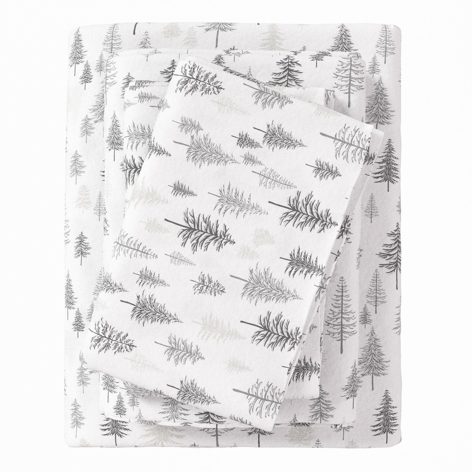 4-Piece Turkish Cotton Flannel Sheet - Stratton Collection - The Peony Haus