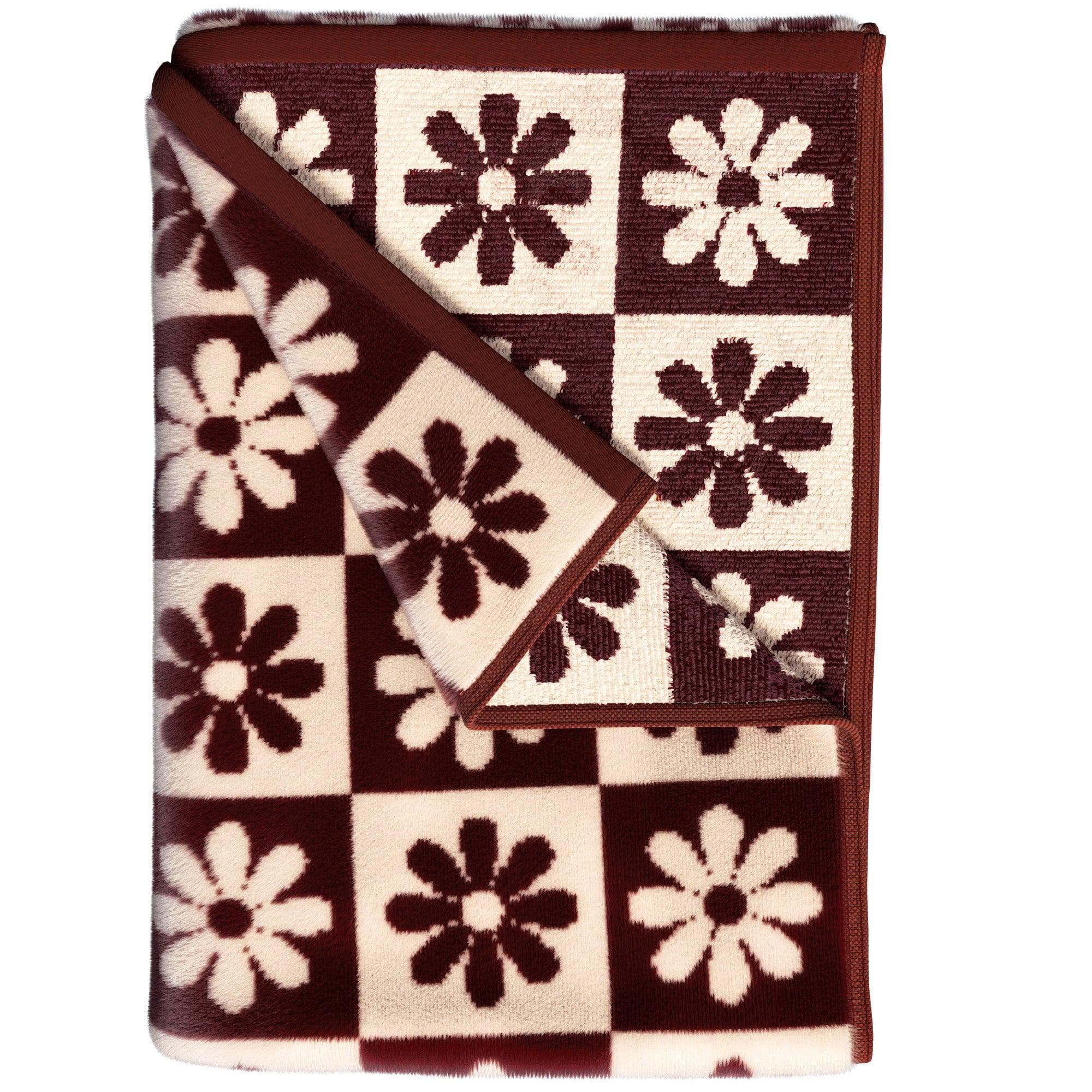 Oversized Retro Printed Beach Towel - St. Barts Collection - The Peony Haus