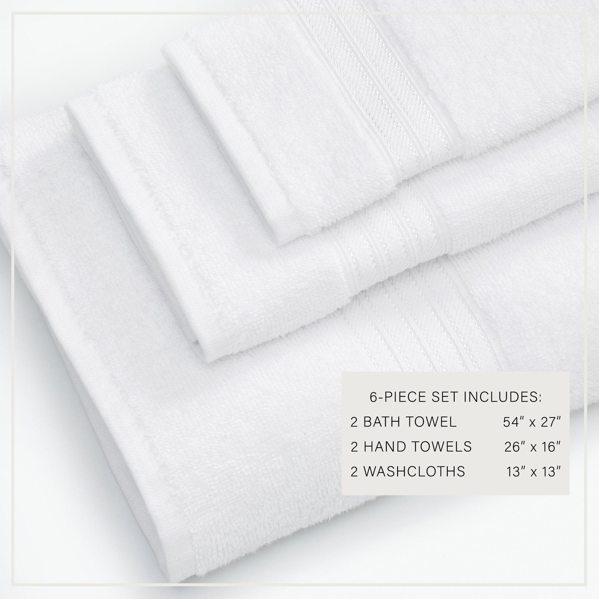 Cotton Terry Bath Towel Set - Cooper Collection - The Peony Haus