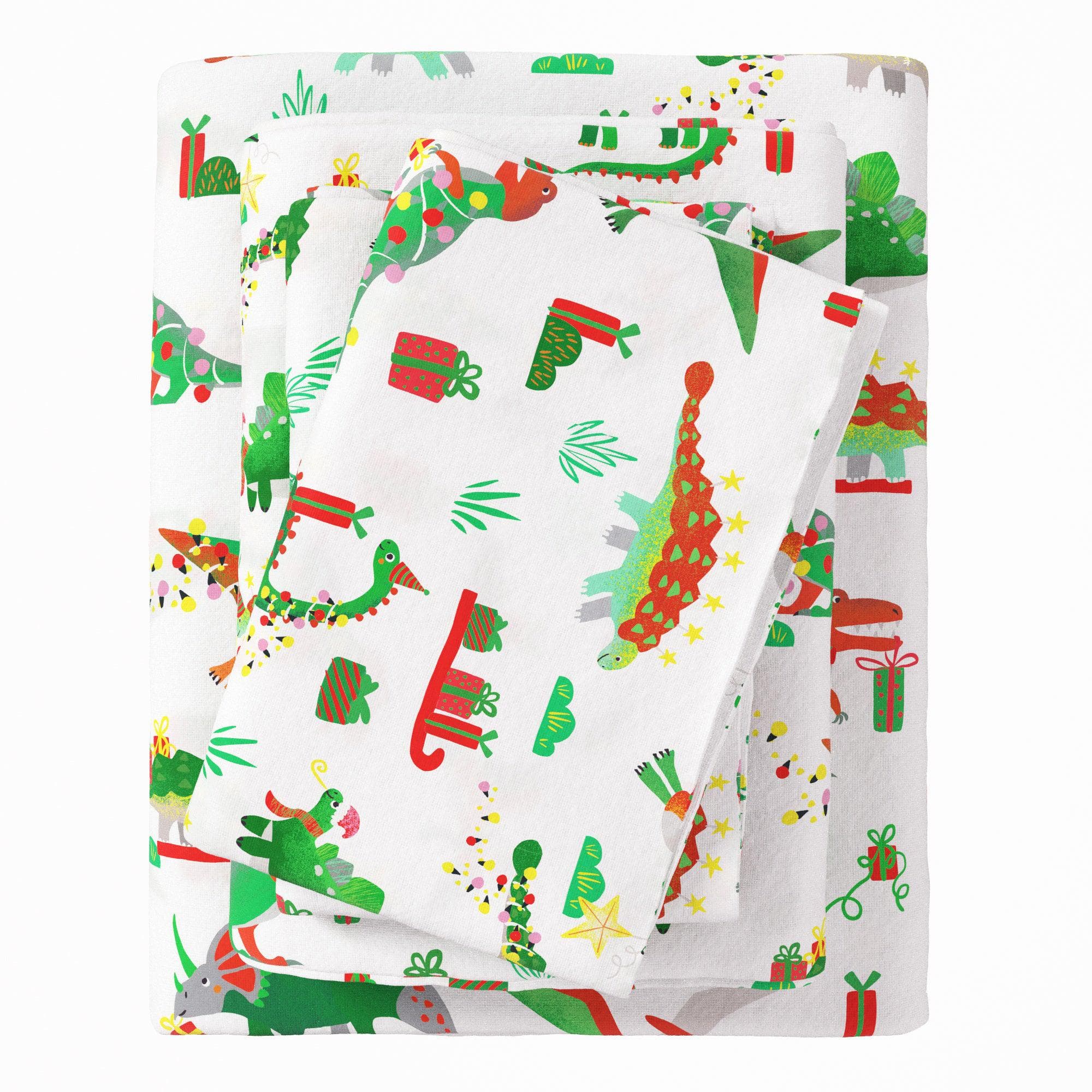 4-Piece Turkish Cotton Christmas Flannel Sheet - Whittaker Collection - The Peony Haus