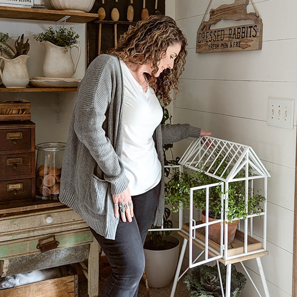Greenhouse Inspired Outdoor Plant Stand - The Peony Haus
