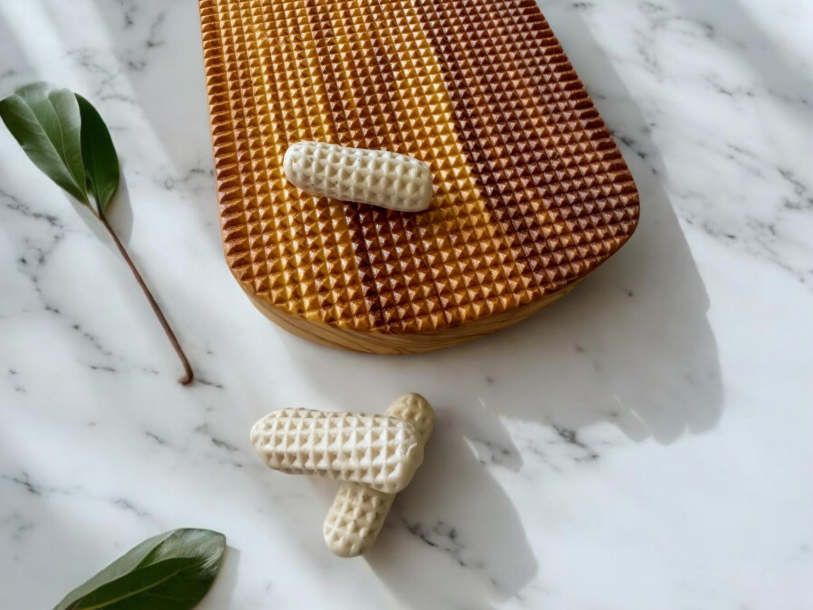 Olive Wood Gnocchi Board – Deep Grooves for Classic Texture - The Peony Haus