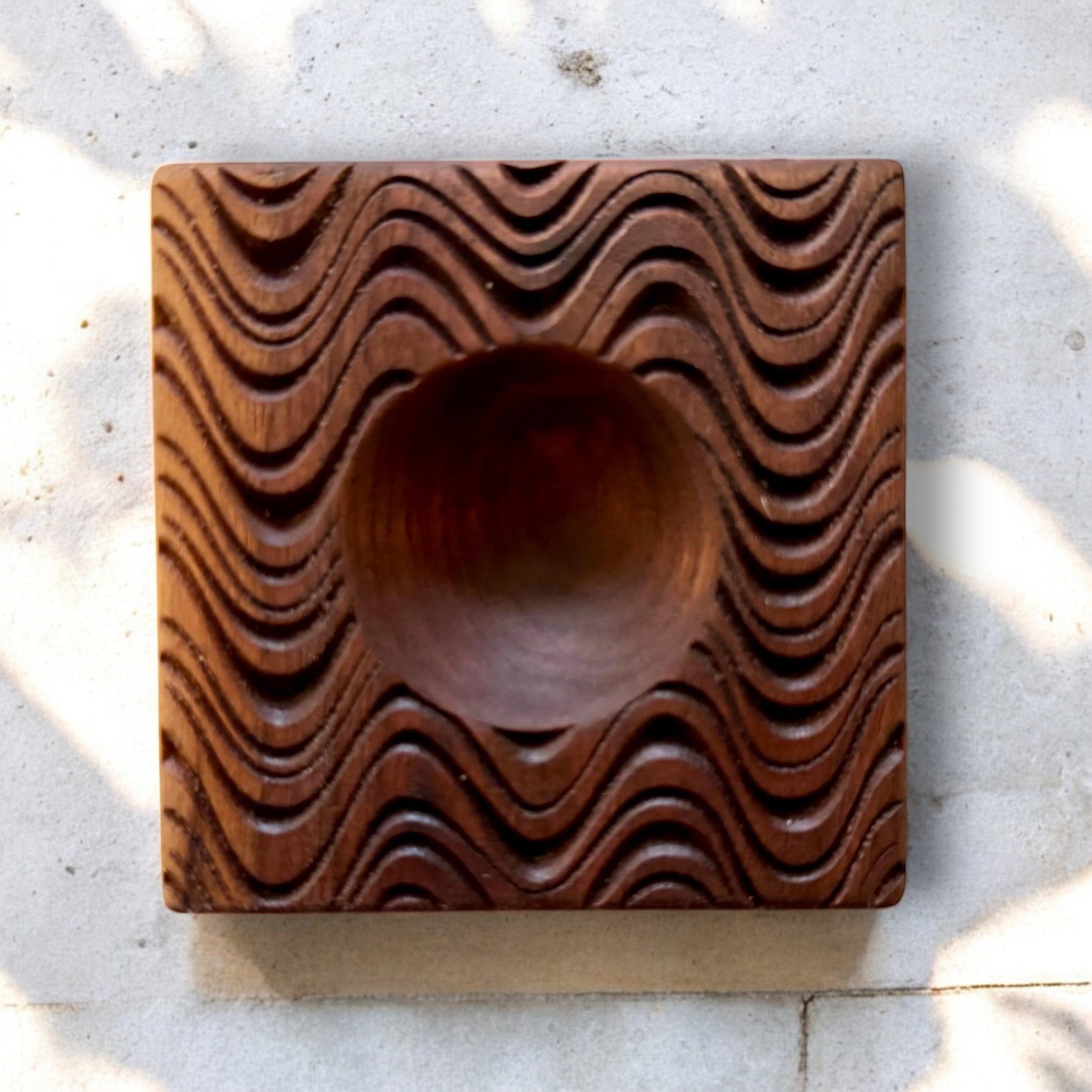 Artisan Ravioli Mold – Solid Wood, Detailed Design - The Peony Haus