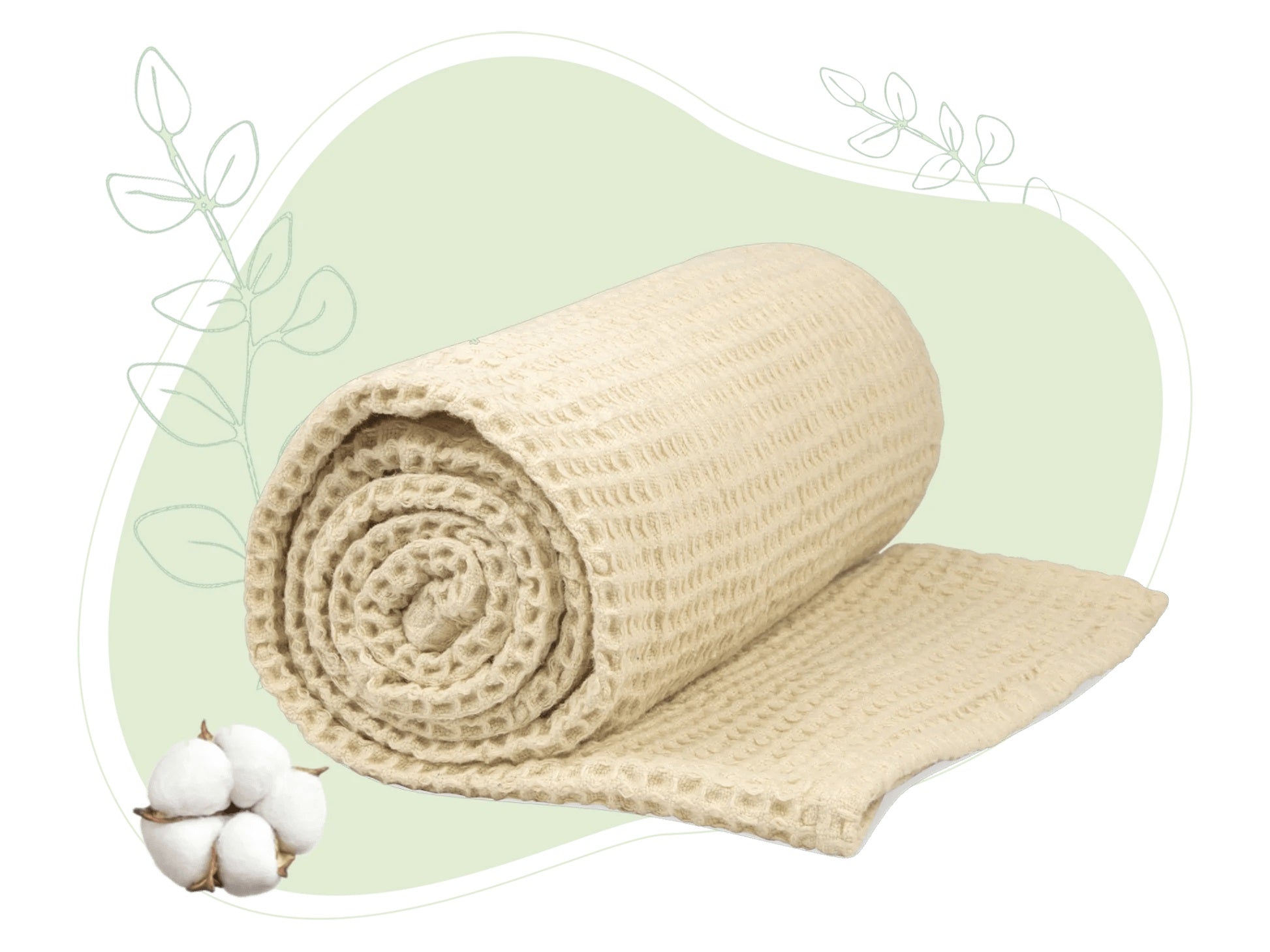 Waffle Weave Throw - The Peony Haus