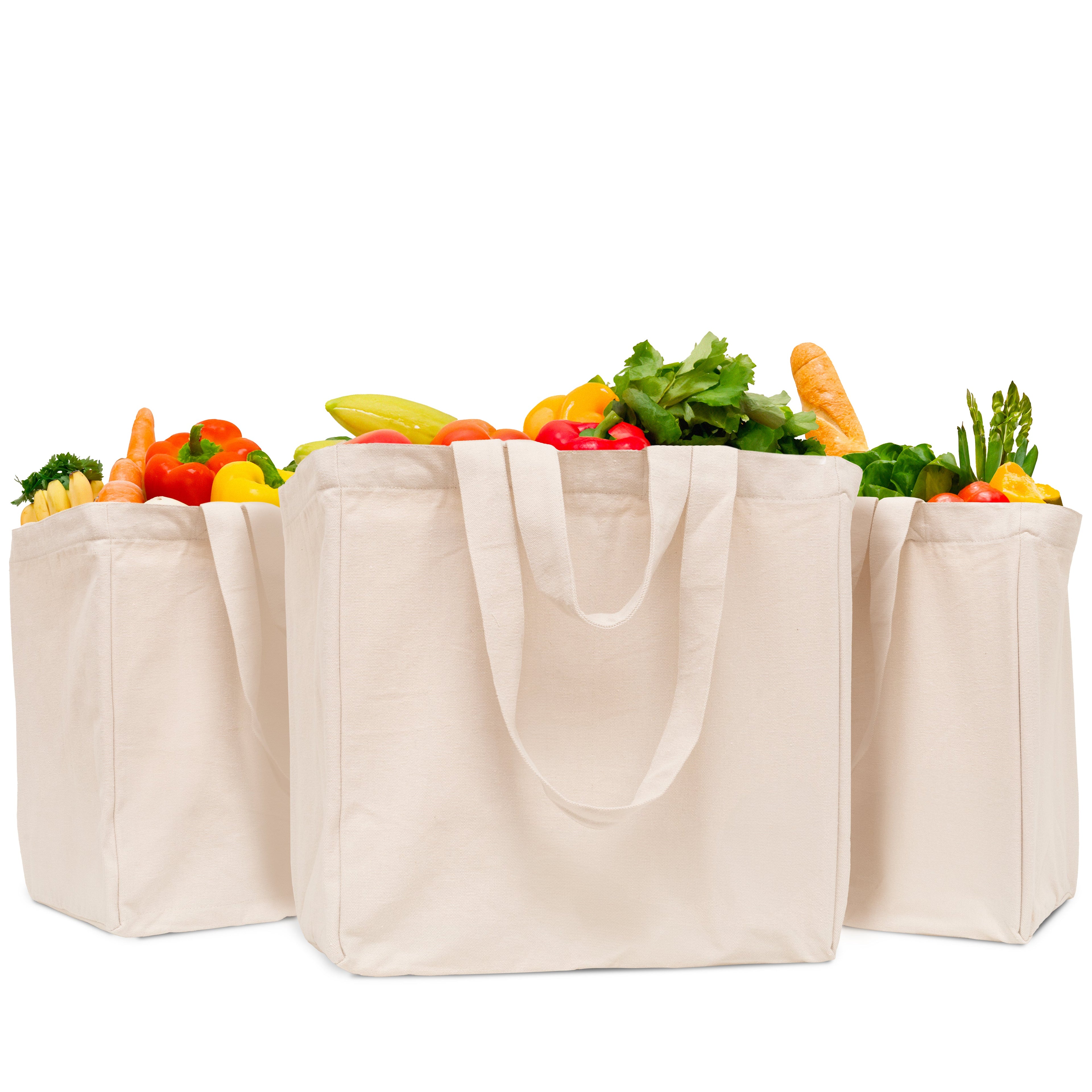 Canvas Jumbo Tote Bag - The Peony Haus