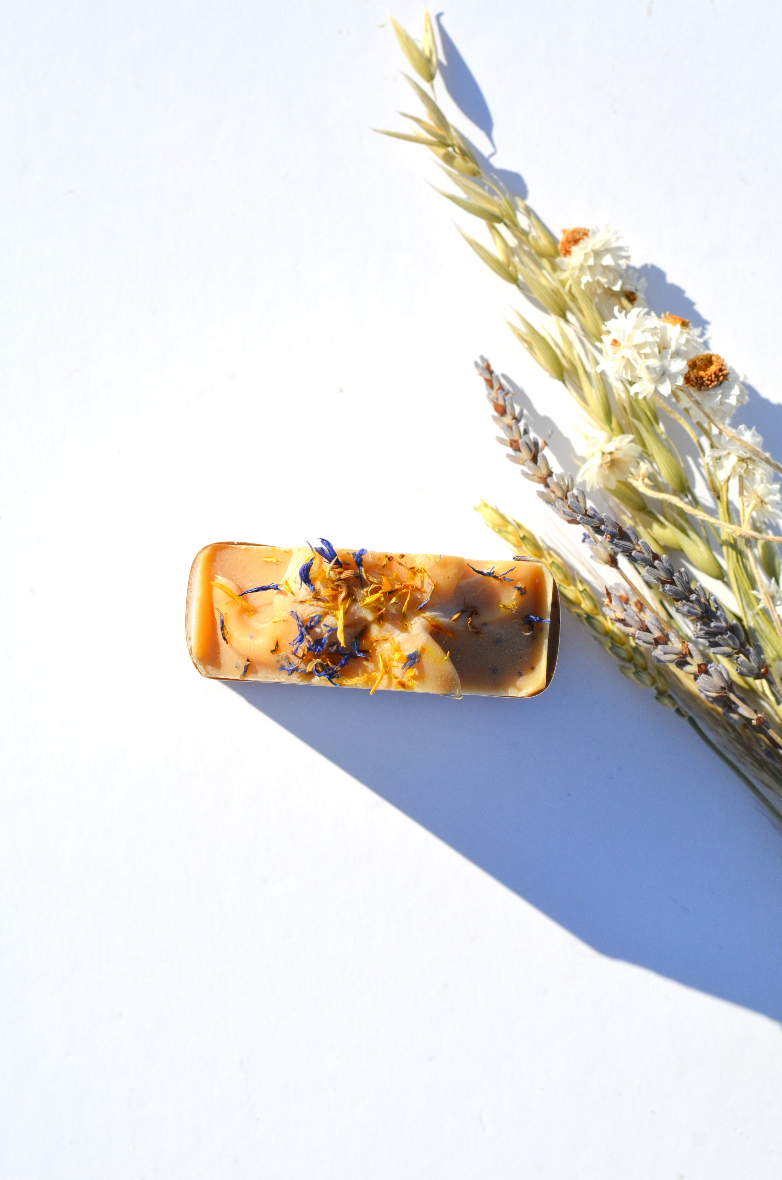 Lemon + Honey + Poppy Seed Handmade Tallow and Goat Milk Soap Bar - The Peony Haus