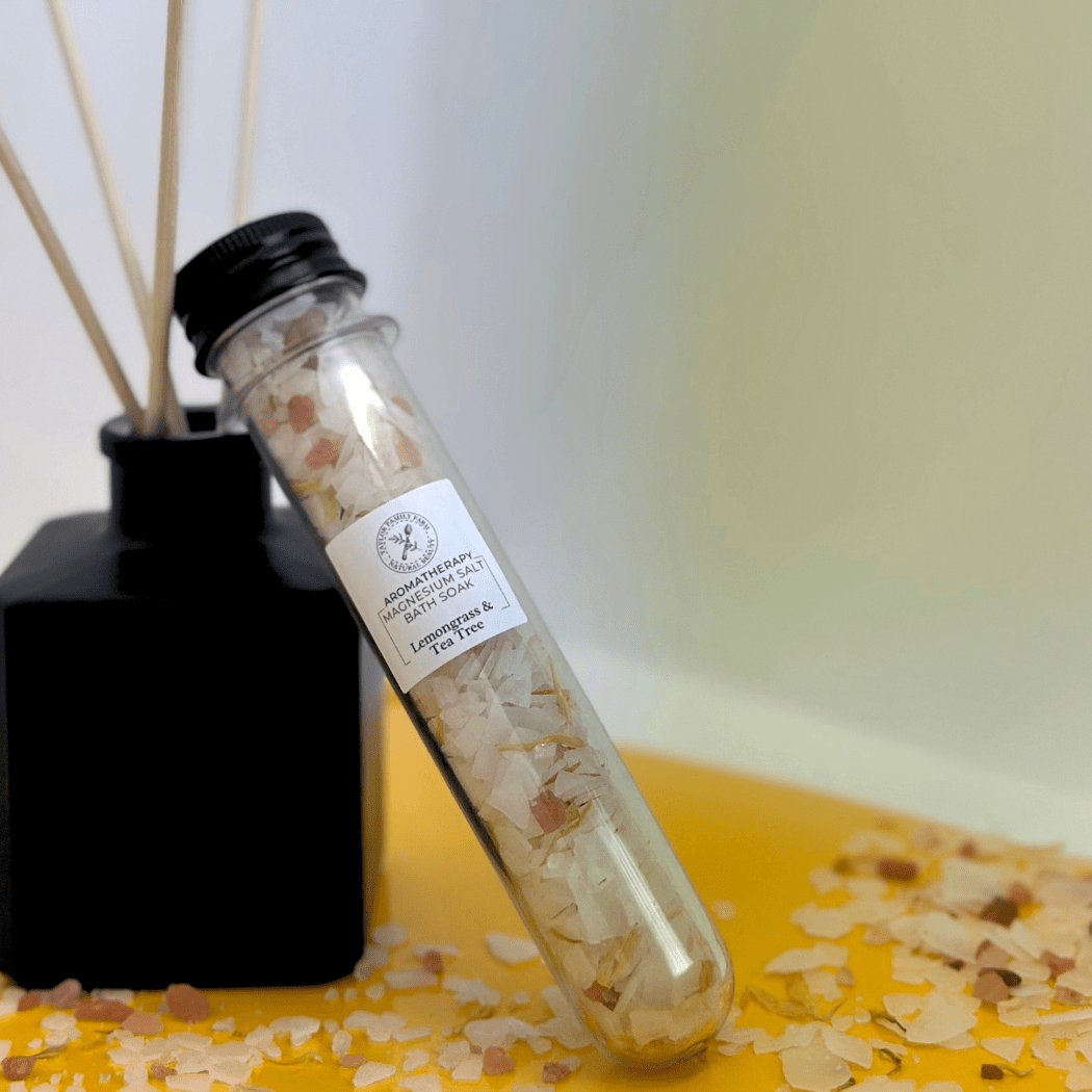 Lemongrass & Tea Tree Magnesium Salt Tube - The Peony Haus
