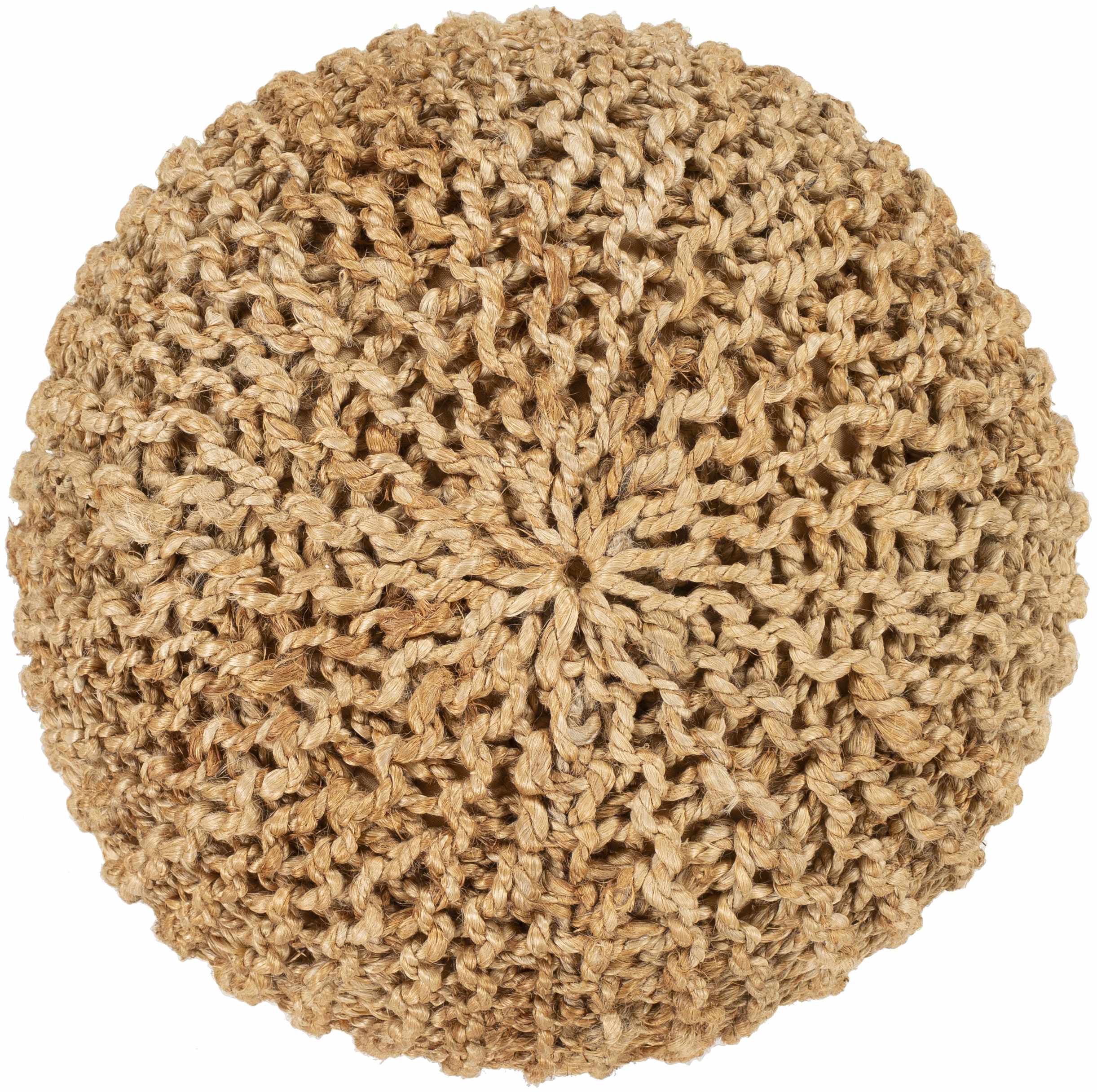 Merrittstown Cotton Knitted Pouf - The Peony Haus