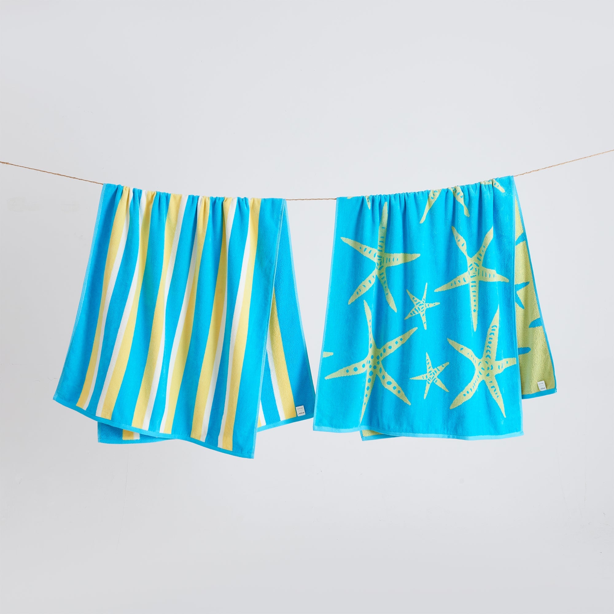 Cotton Velour Beach Towel - Maui Collection - The Peony Haus