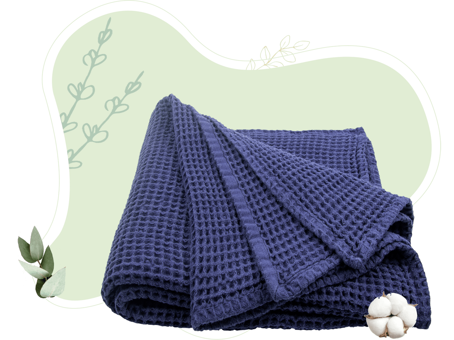 Waffle Weave Throw - The Peony Haus