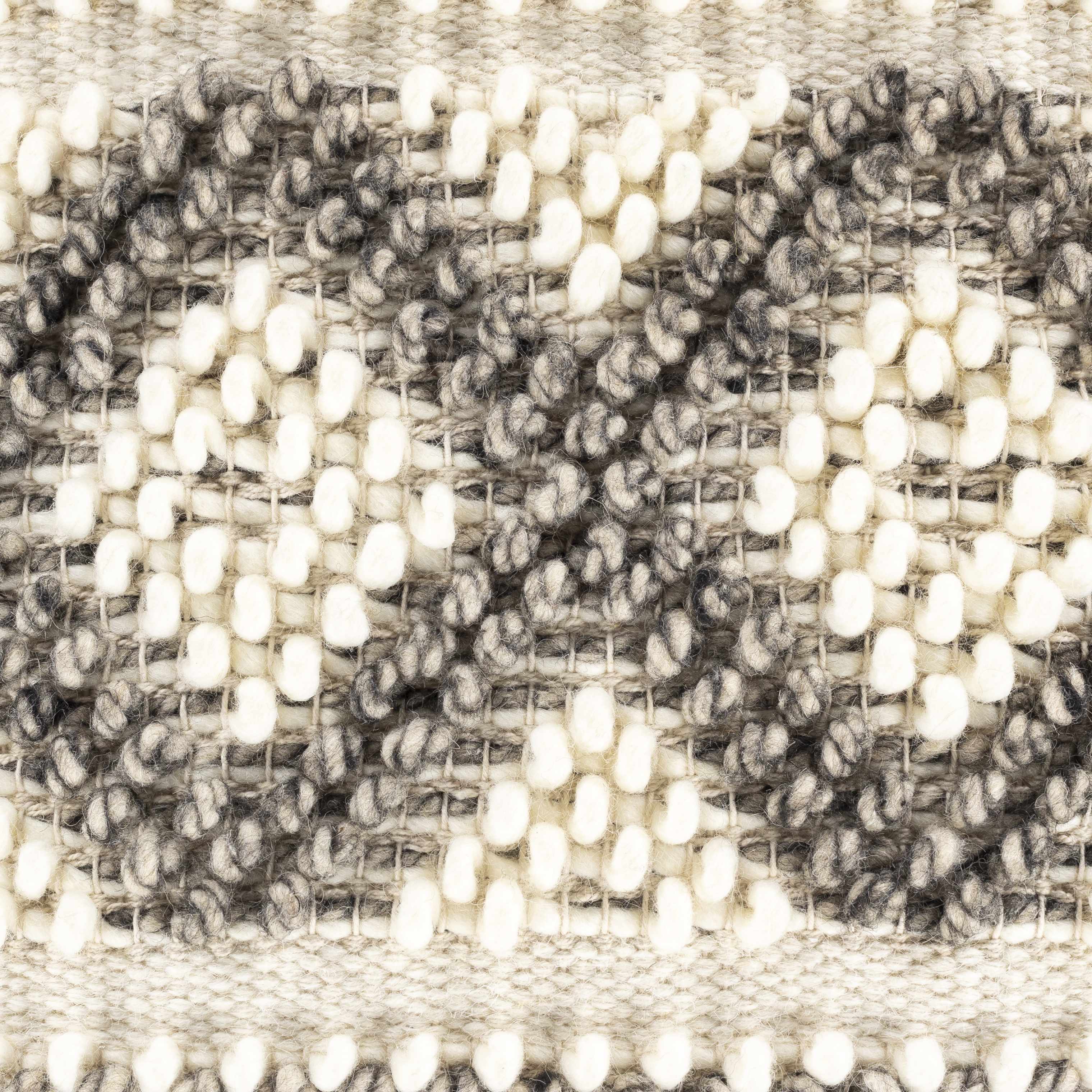 Sagamore Cream Trellis Wool&Cotton Throw Pillow - The Peony Haus