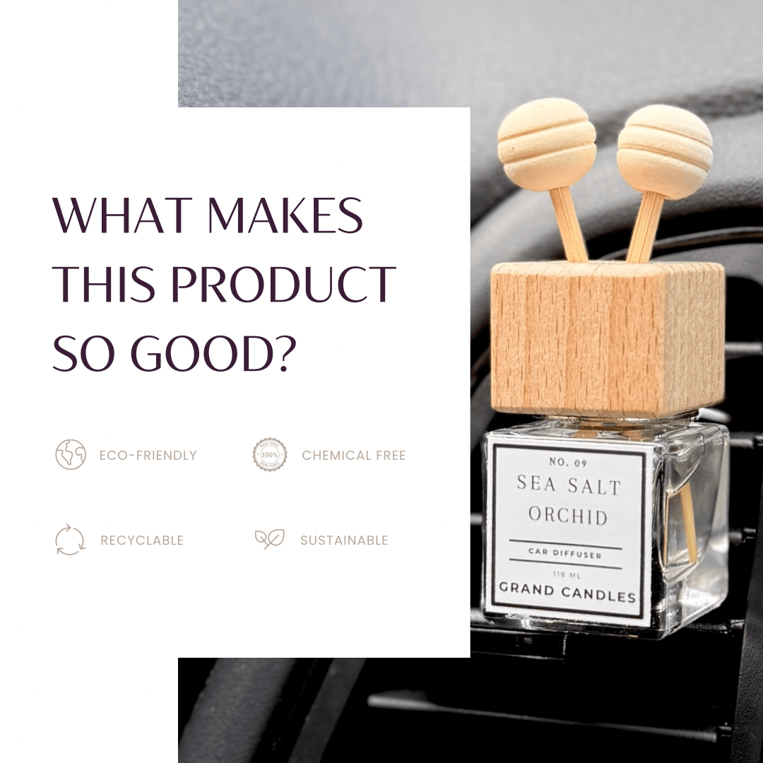 Gardenia Tuberose Car Diffuser - The Peony Haus