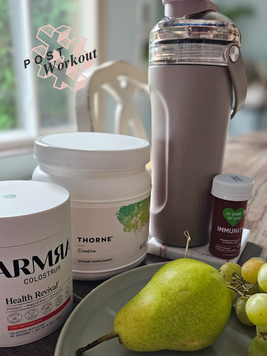 My go-tos post workout