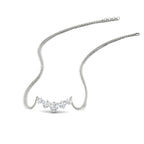0.75 Carat Graduating Round Diamond Pendant