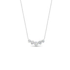 0.75 Carat Graduating Round Diamond Pendant