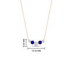 0.75 Carat Graduating Round Diamond Pendant
