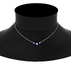0.75 Carat Graduating Round Diamond Pendant